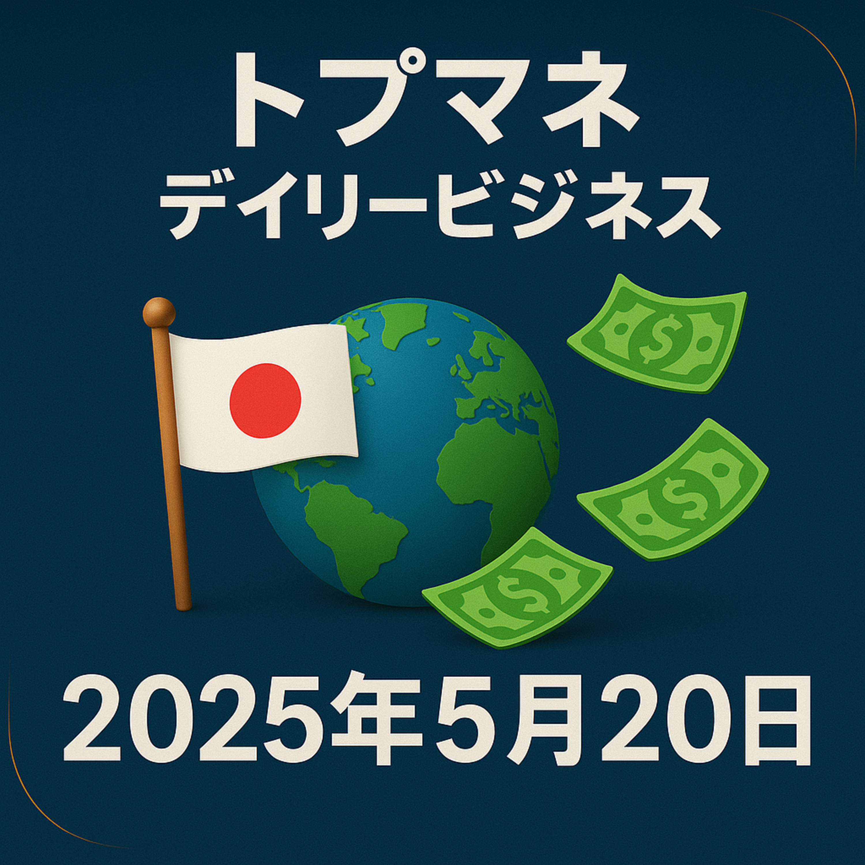 2025年5月20日 | 大阪万博バブルが招く人材危機、都心で進むオフィス崩壊、吉野家が狙うラーメン覇権…日本経済の今が見える5つのニュース | トプマネデイリービジネス episode artwork