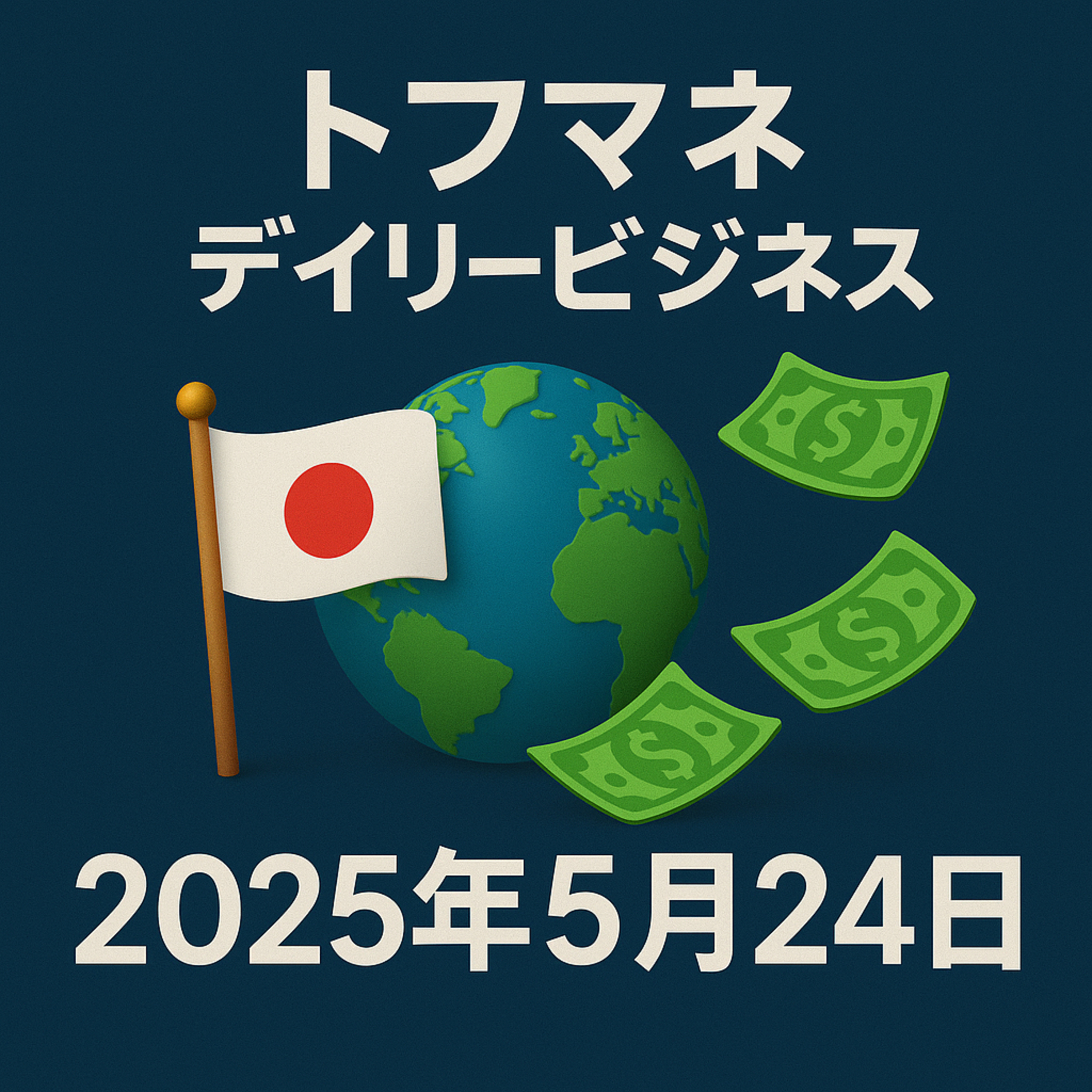2025年5月24日 - 2兆円鉄鋼提携、SNS詐欺3.5億円/日、セブンの配送革命—日本と世界が揺れる5つの現実 episode artwork