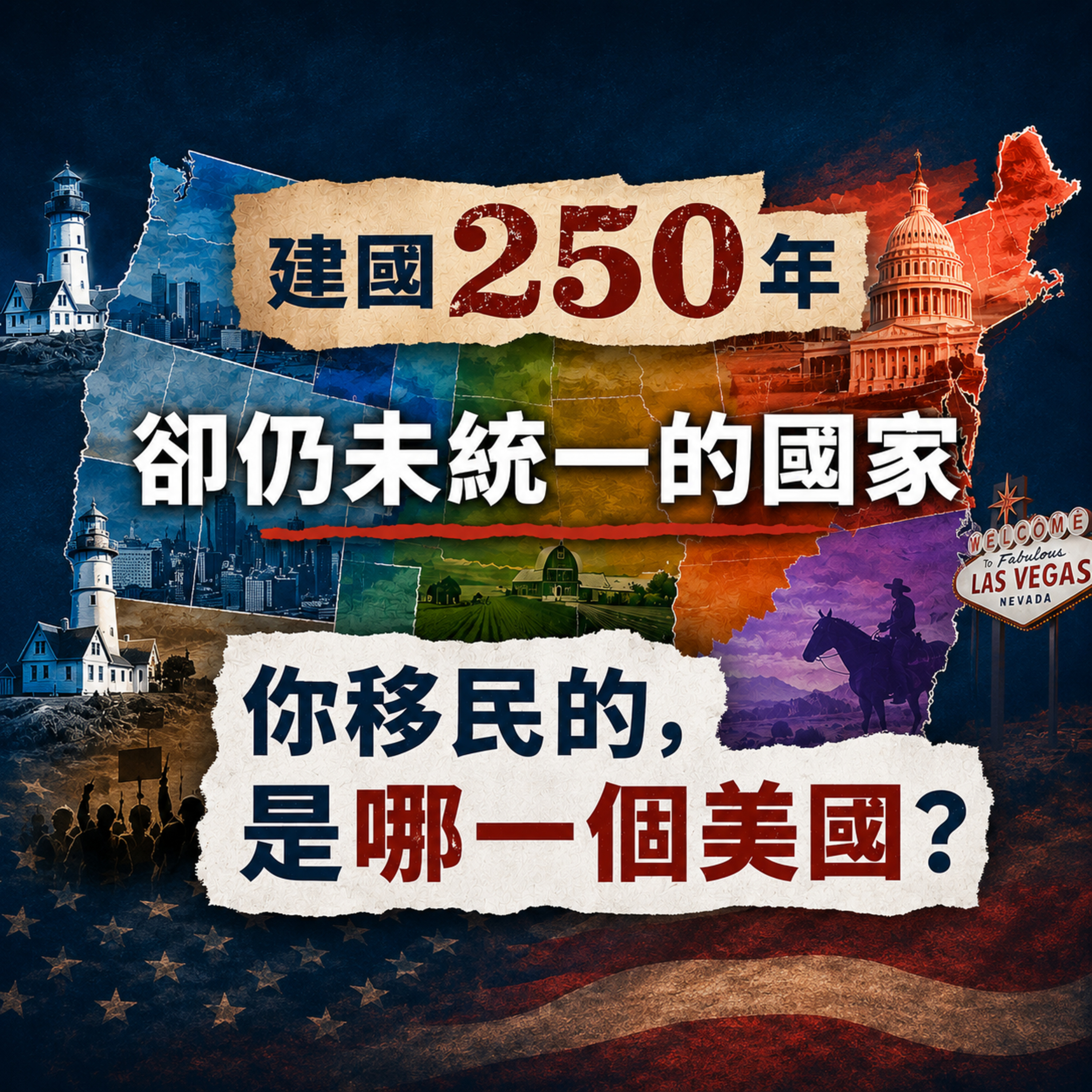 EP53 | 建國 250 年卻仍未統一的國家：你移民的是哪一個美國？ episode artwork