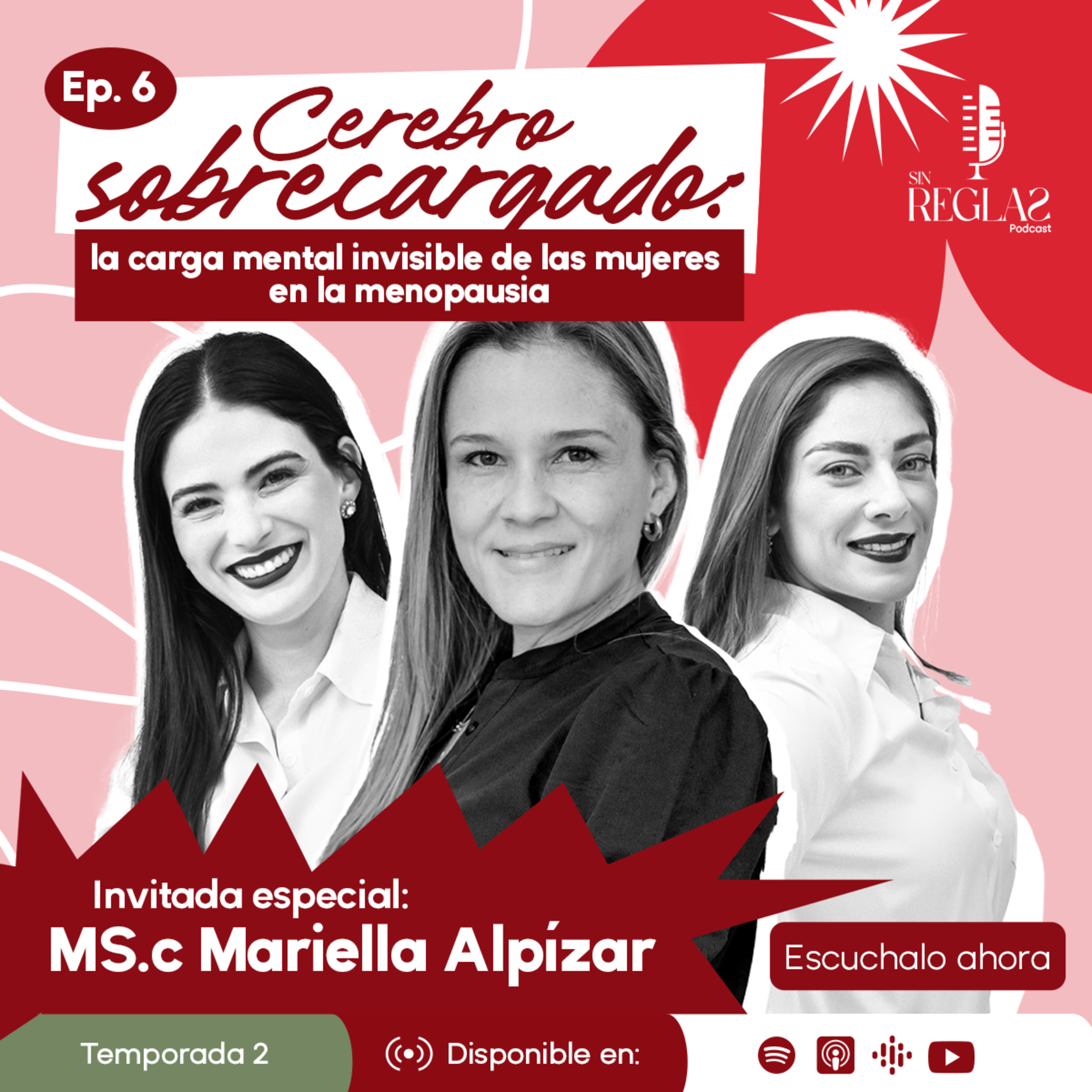 "Cerebro sobrecargado, la carga mental invisible de las mujeres en menopausia" episode artwork