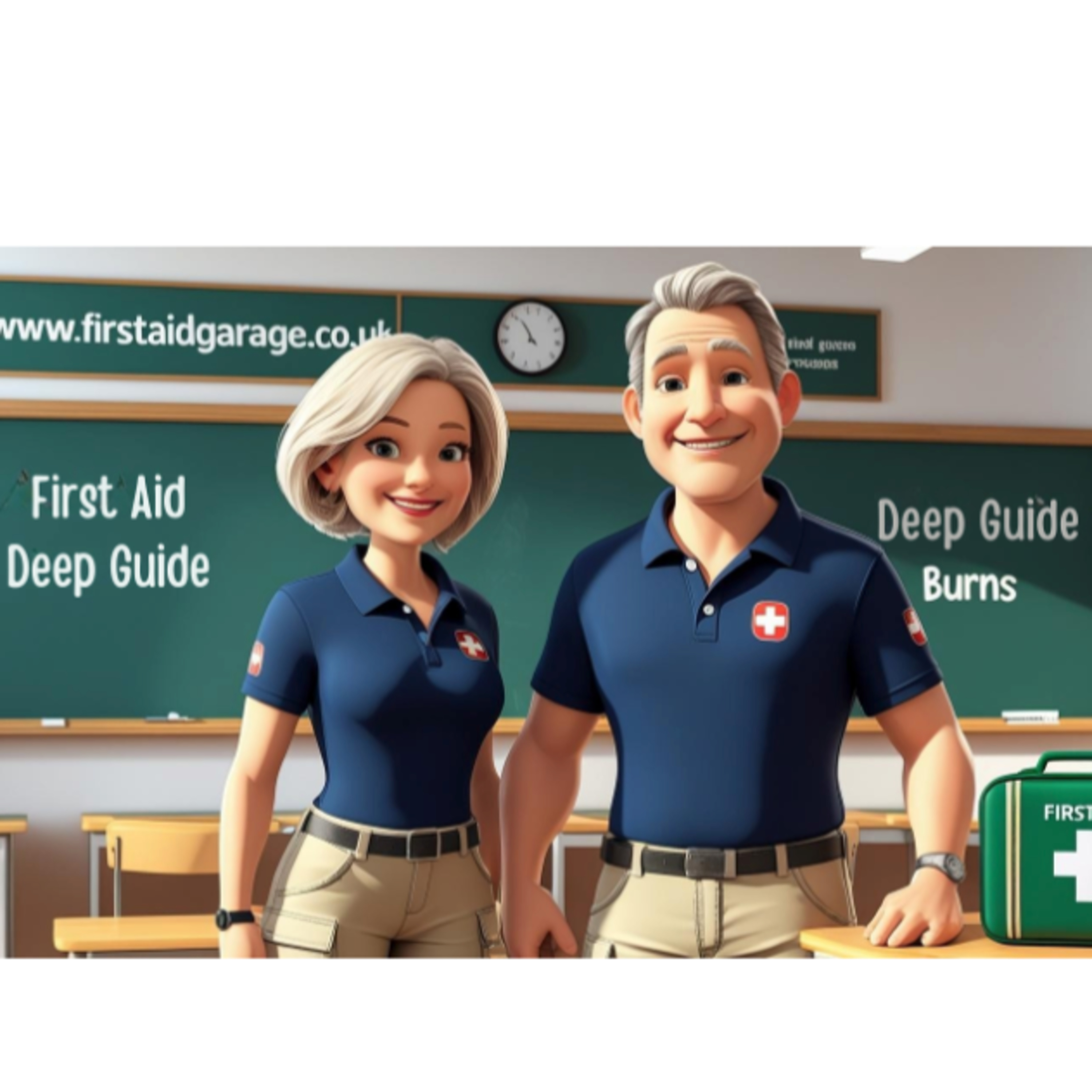Burns First Aid Deep Guide