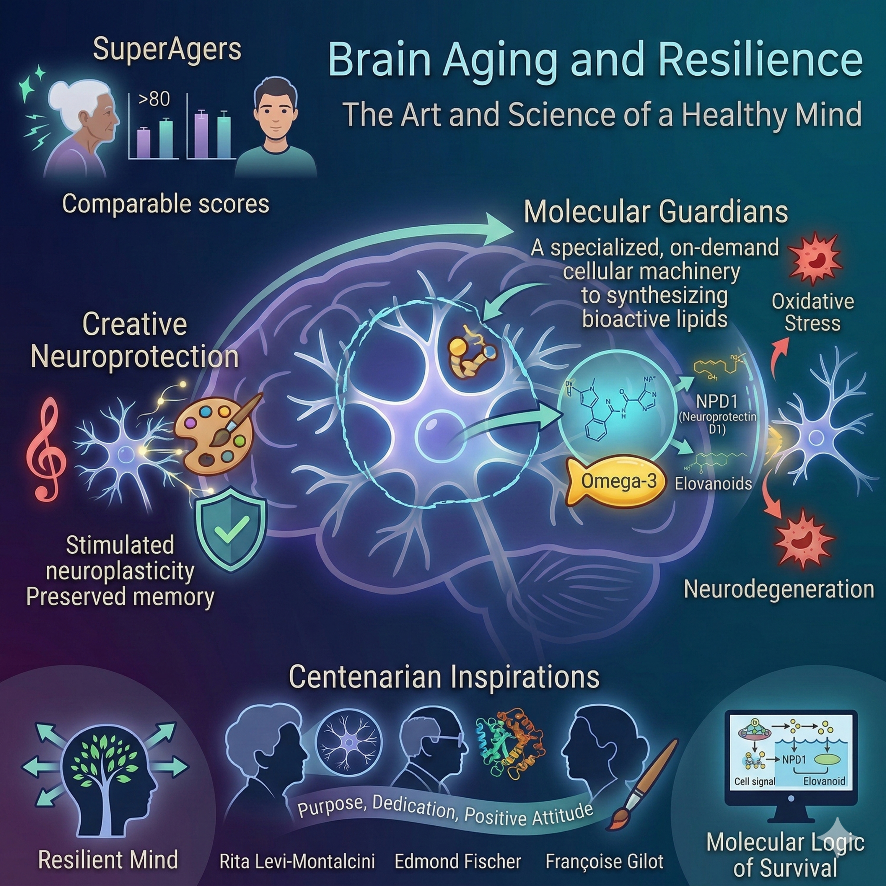 Brain Aging and Resilience: The Art and Science of a Healthy Mind episode artwork
