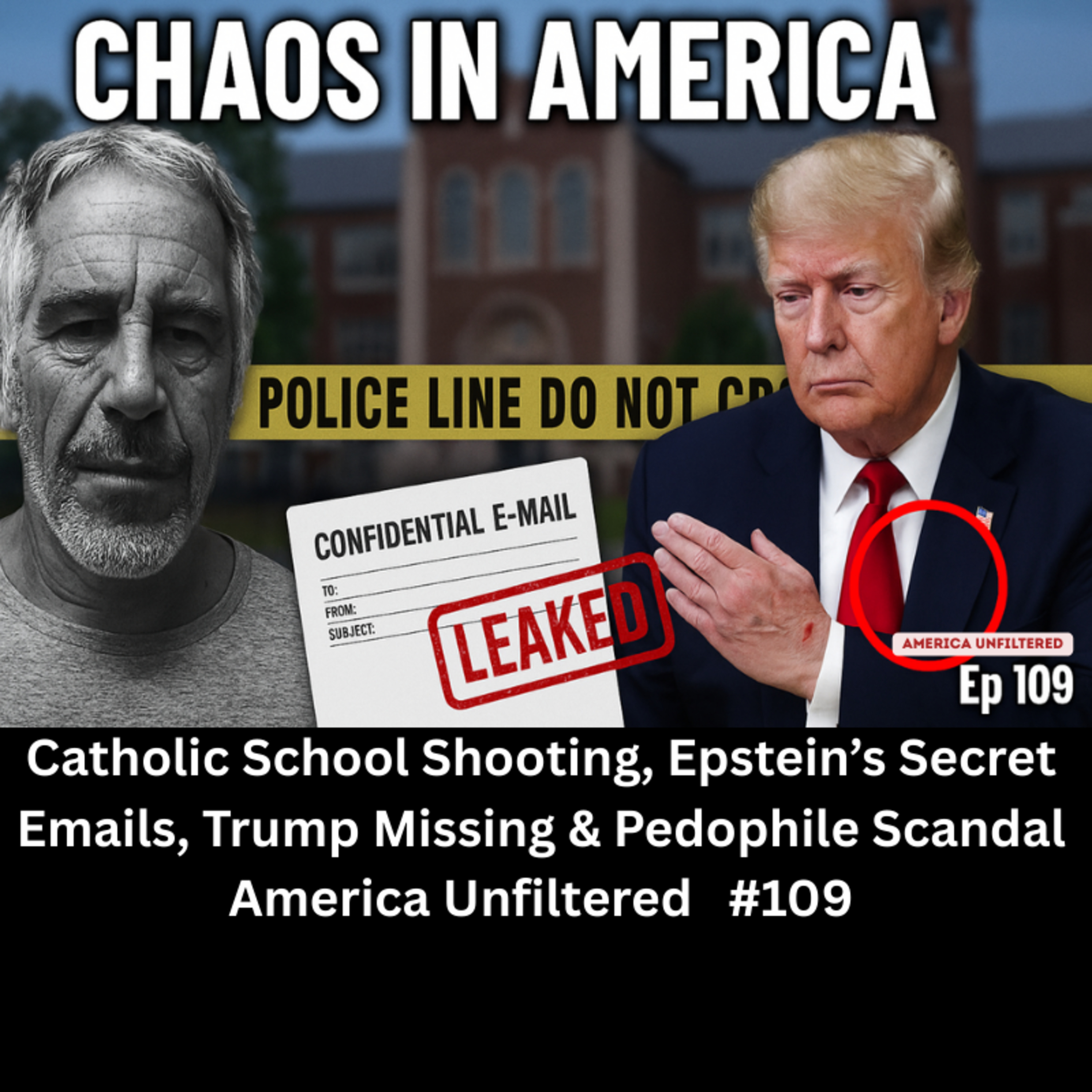 Catholic School Shooting, Epstein’s Secret Emails | America Unfiltered #109 episode artwork