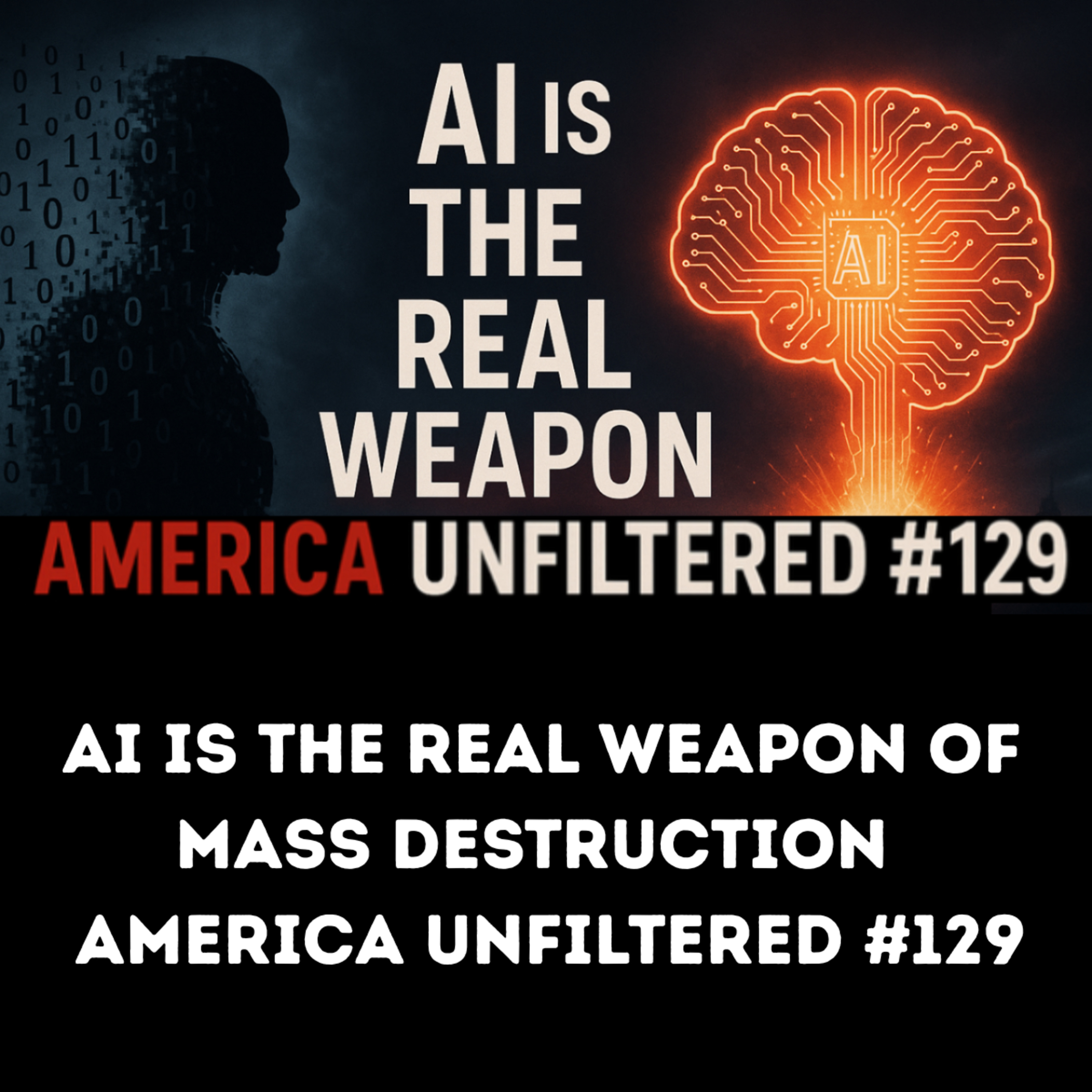 AI Is the Real Weapon of Mass Destruction | America Unfiltered #129 episode artwork
