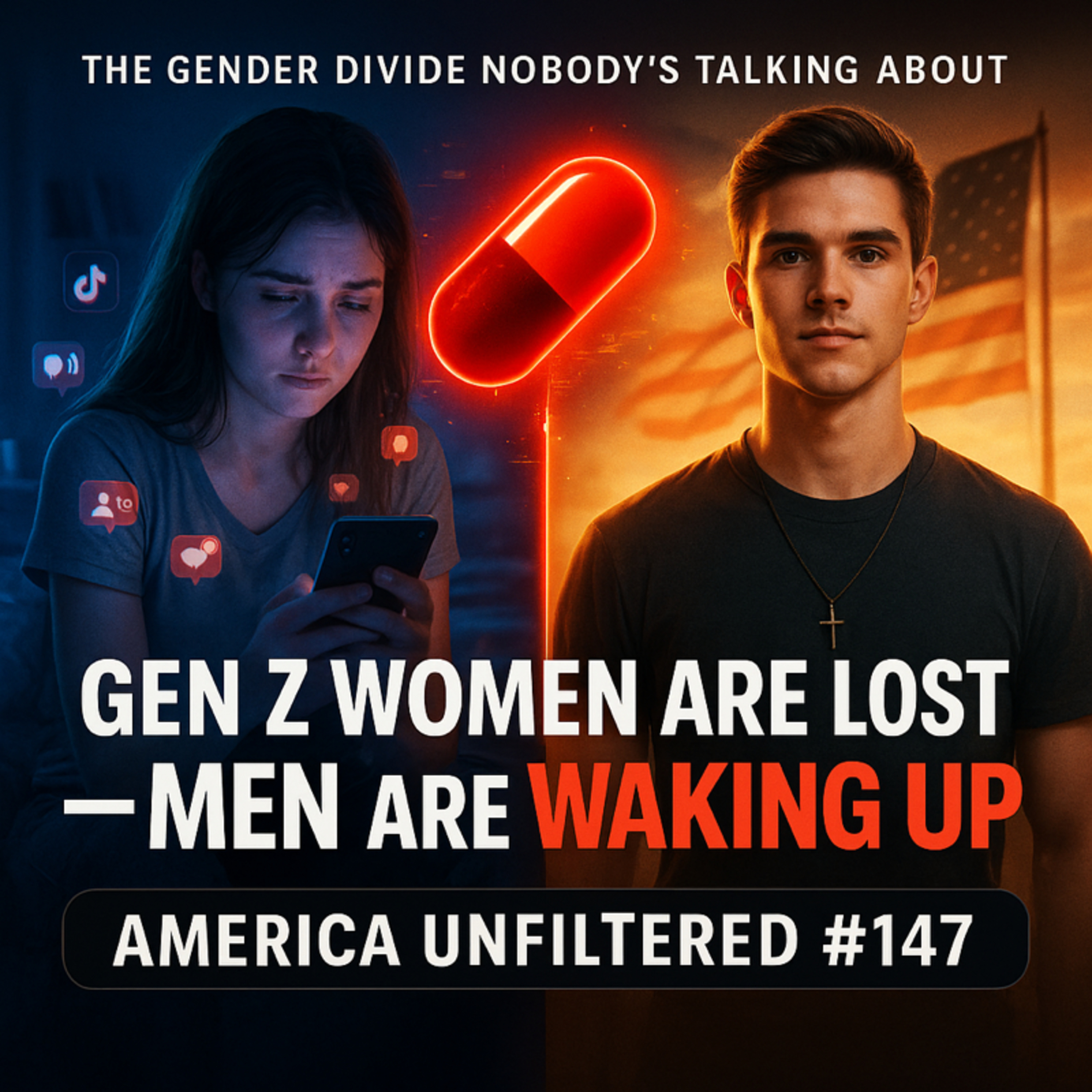 Why Gen Z Women Are Lost and Men Are Waking Up | America Unfiltered #147 episode artwork