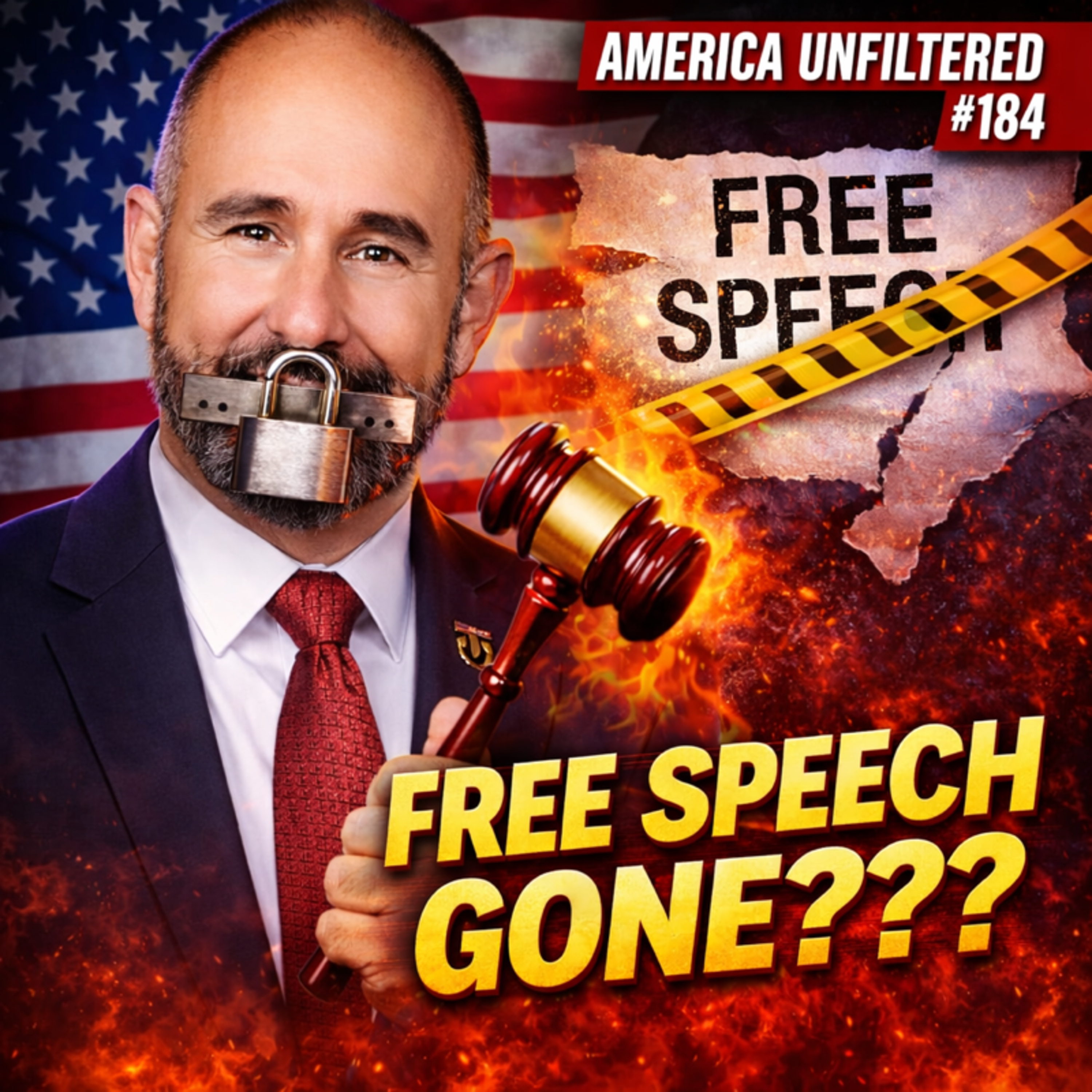 Jay Collins Wants To Take Away Free Speech| America Unfiltered #184 episode artwork