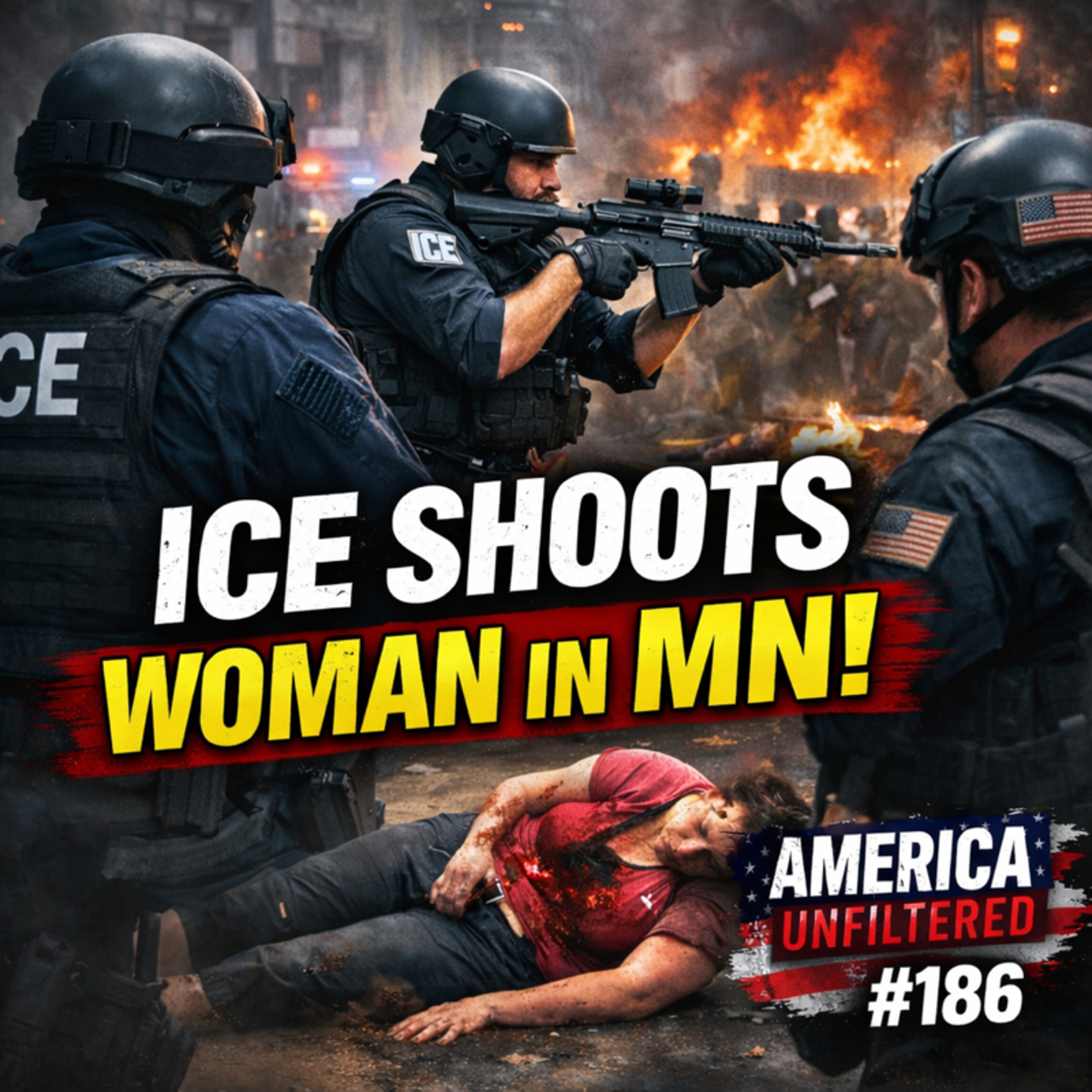 Woman Shot By ICE In MN | #America Unfiltered #186 episode artwork