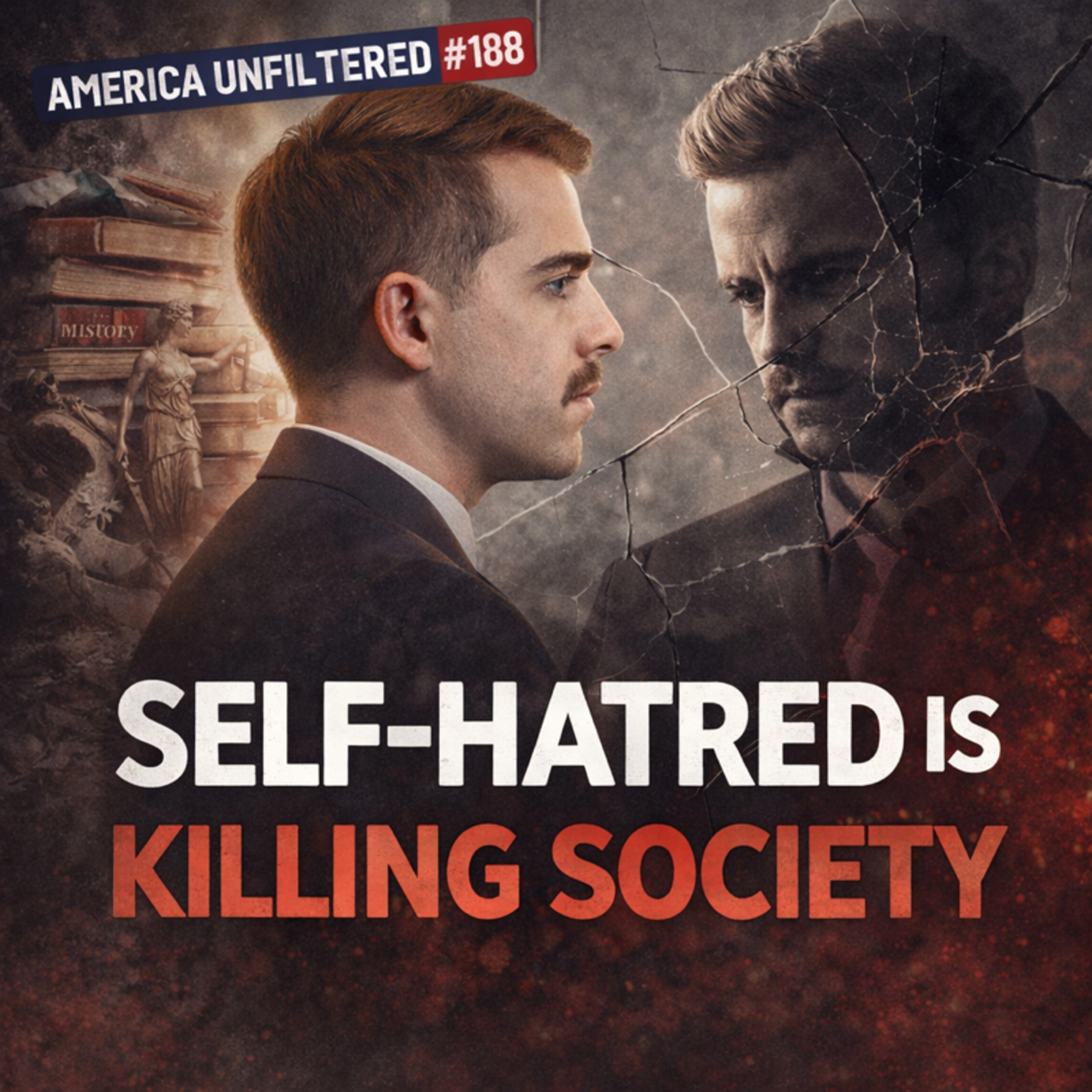 Self Hating White People Are Destroying Society | America Unfiltered #188 episode artwork
