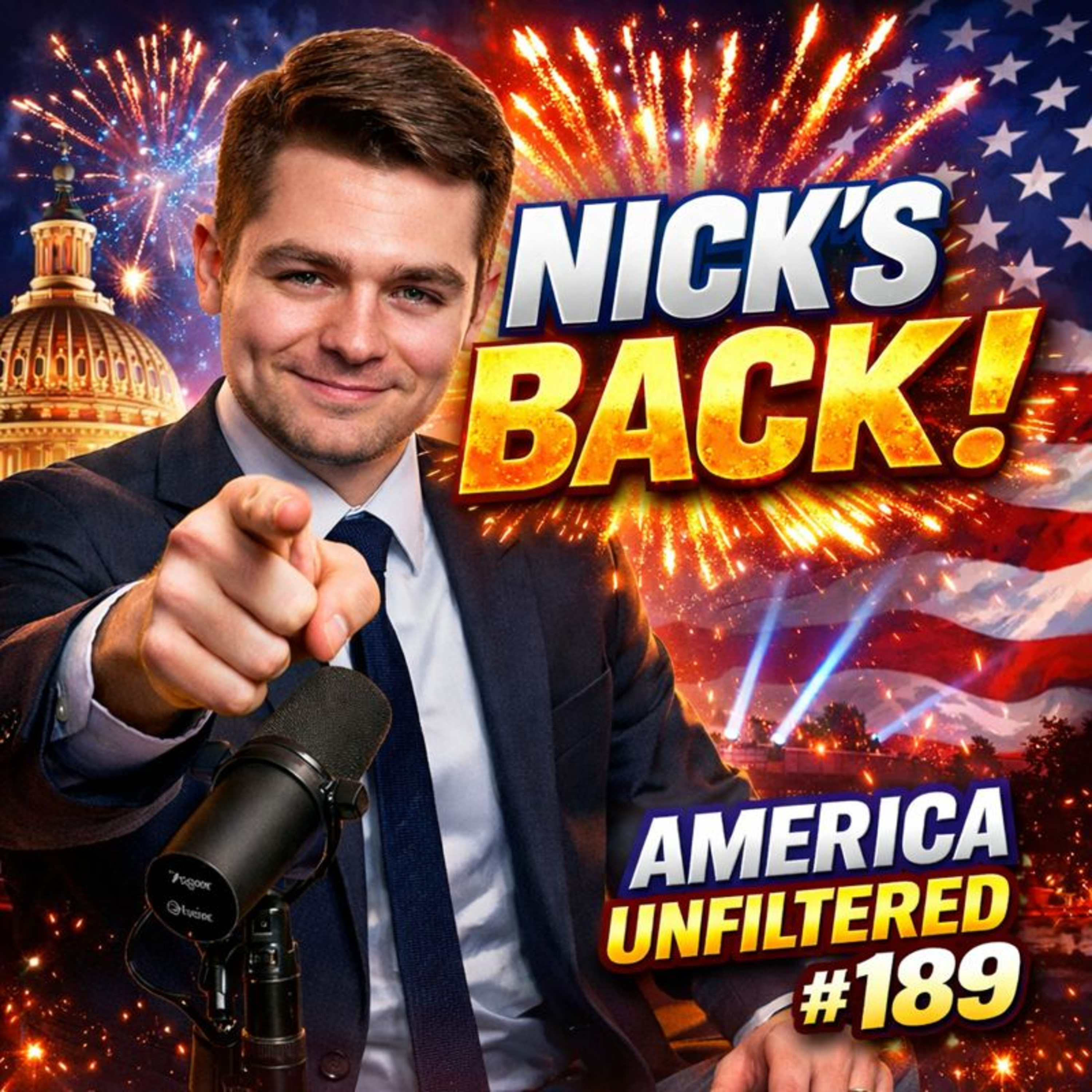 Nick Fuentes is Back Live Reaction to America First, First Episode of 2026 | America Unfiltered #189 episode artwork