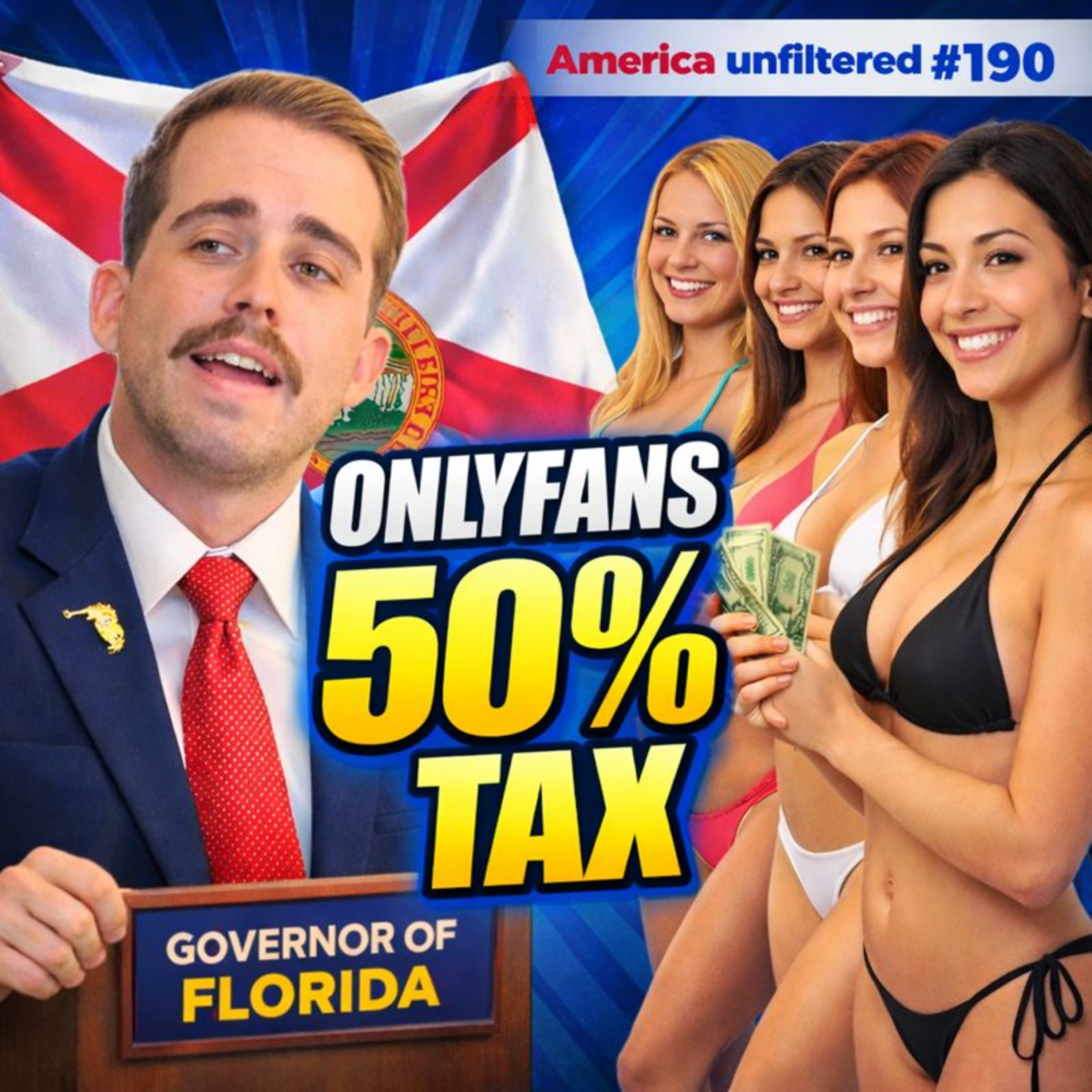 James Fishback Announces 50% Sin Tax on Only Fans Girls | America Unfiltered #190 episode artwork