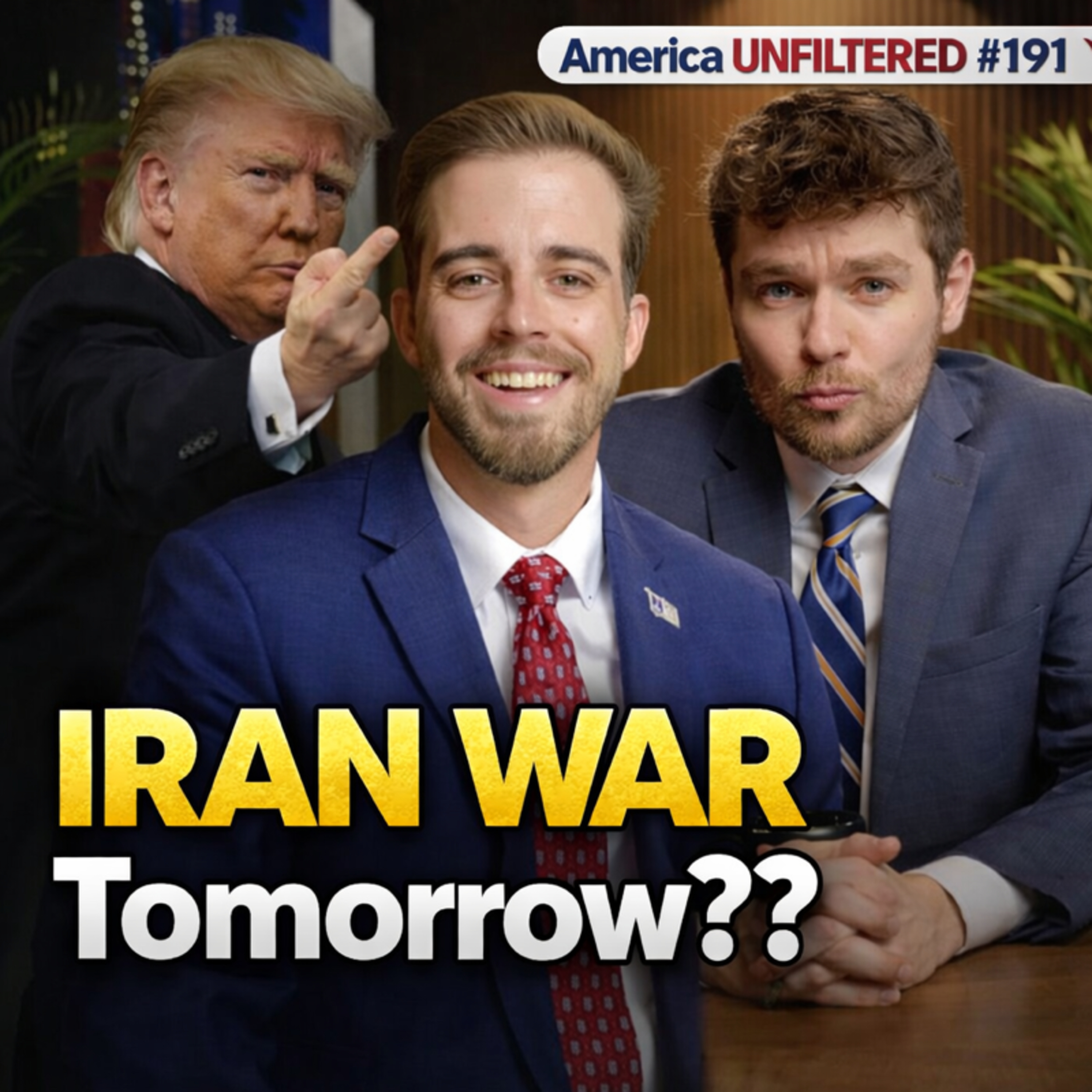 Nick Fuentes Talks About The Imminent Iran war REACTION| America Unfiltered #191 episode artwork