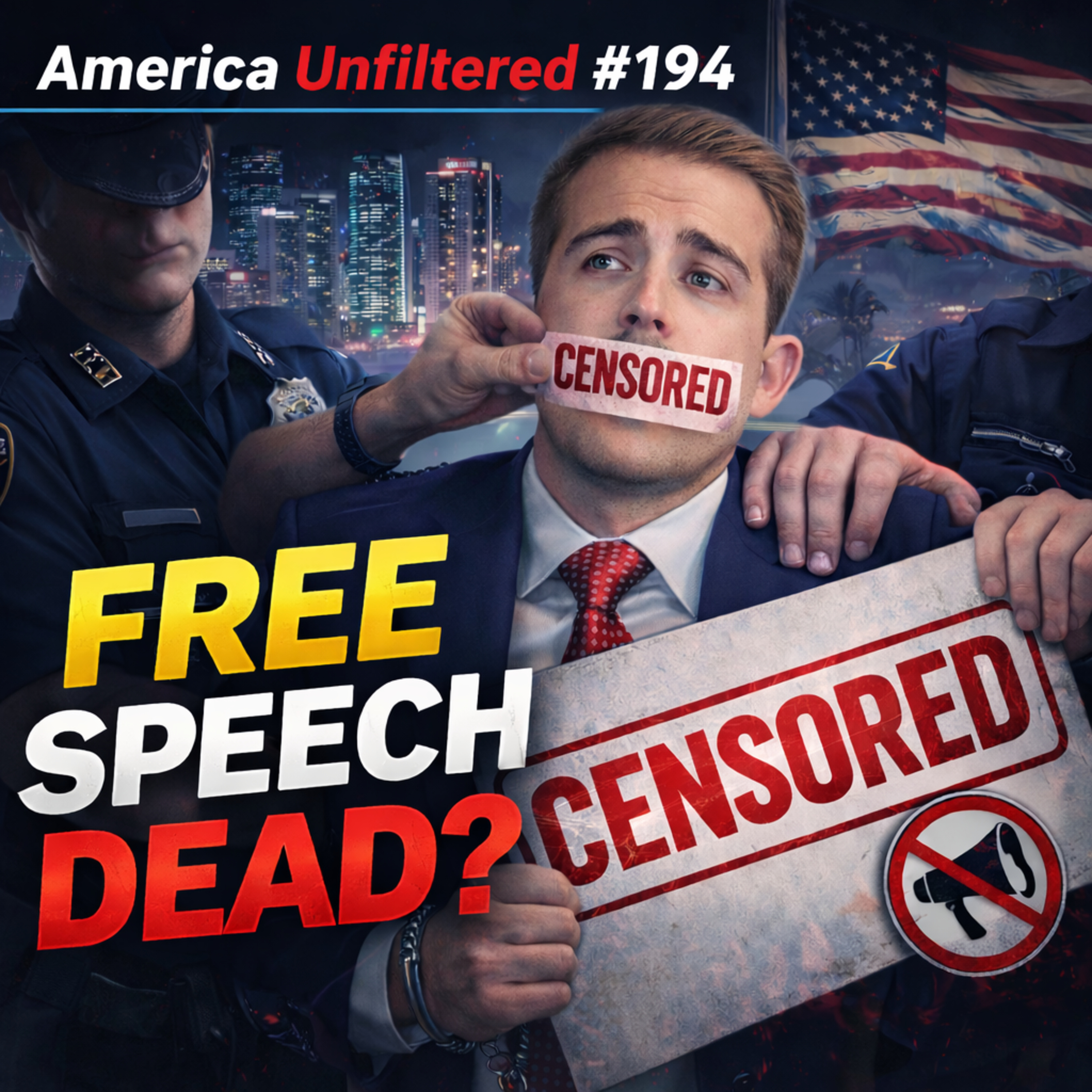 Miami Is Taking Away Your 1st Amendment Rights | Andrew Tate Backtracks | America Unfiltered #194 episode artwork
