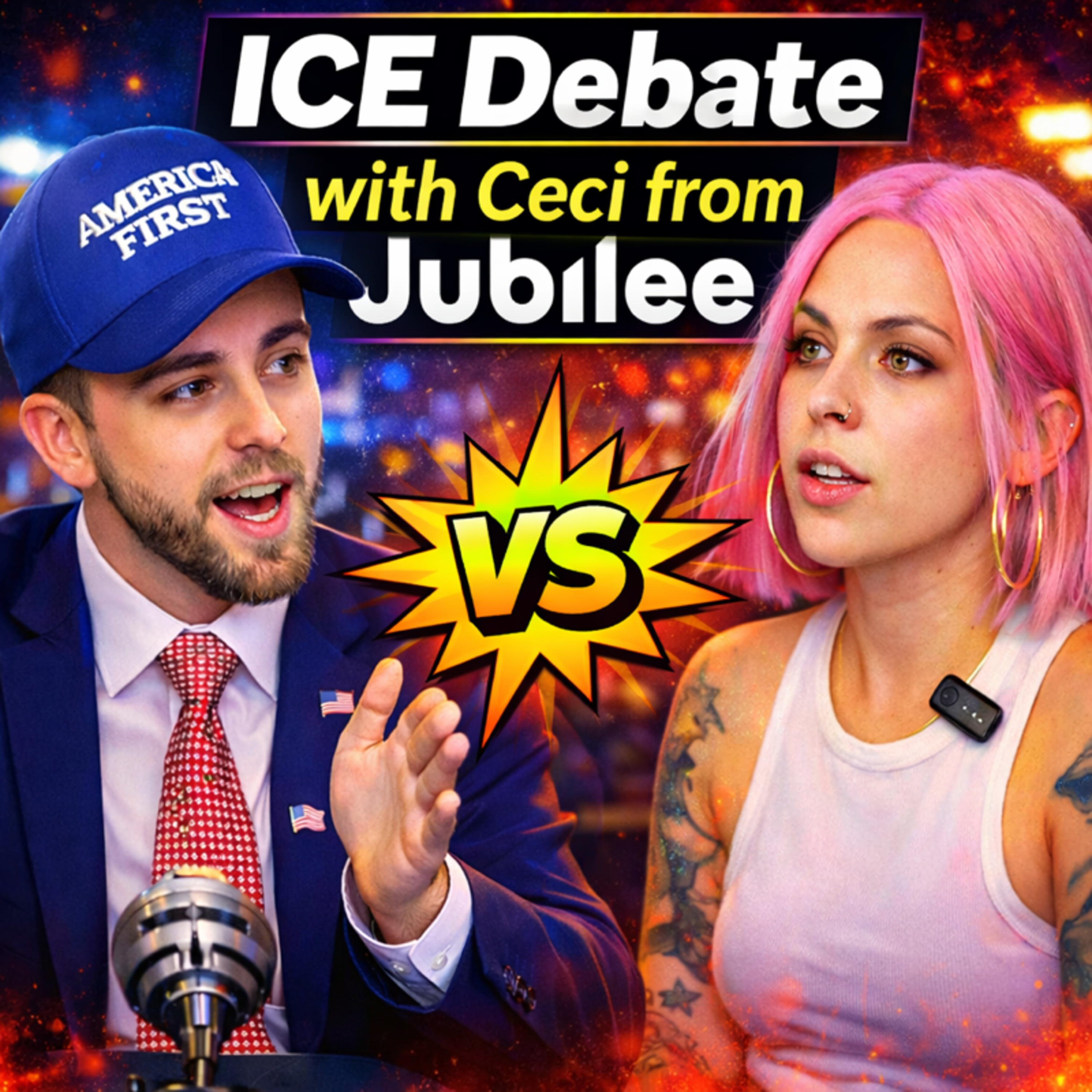 Debating Ceci From Jubilee on ICE | America Unfiltered #212 episode artwork