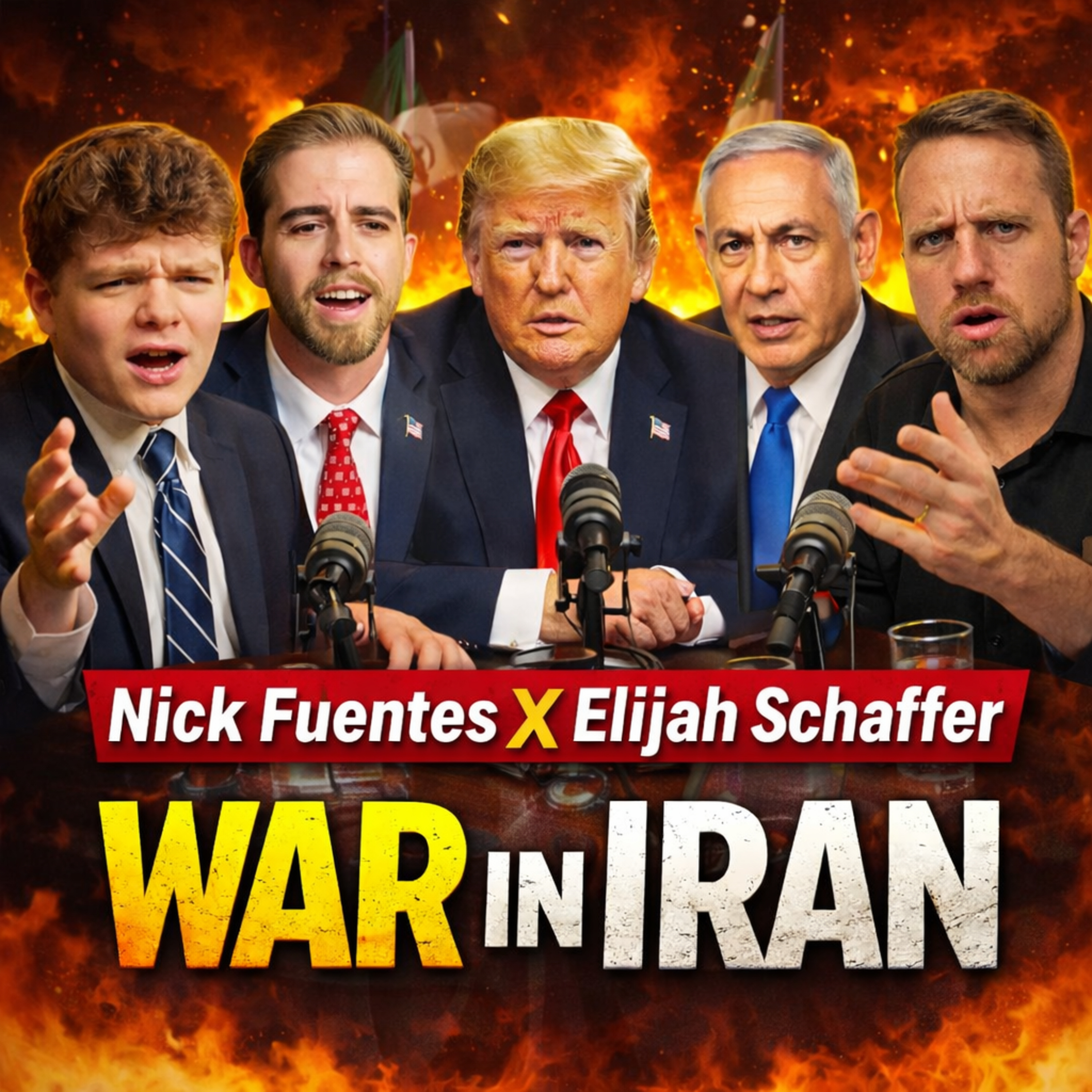 Nick Fuentes x Elijah Shaffer Talk about the War in Iran Reaction| America Unfiltered #226 episode artwork