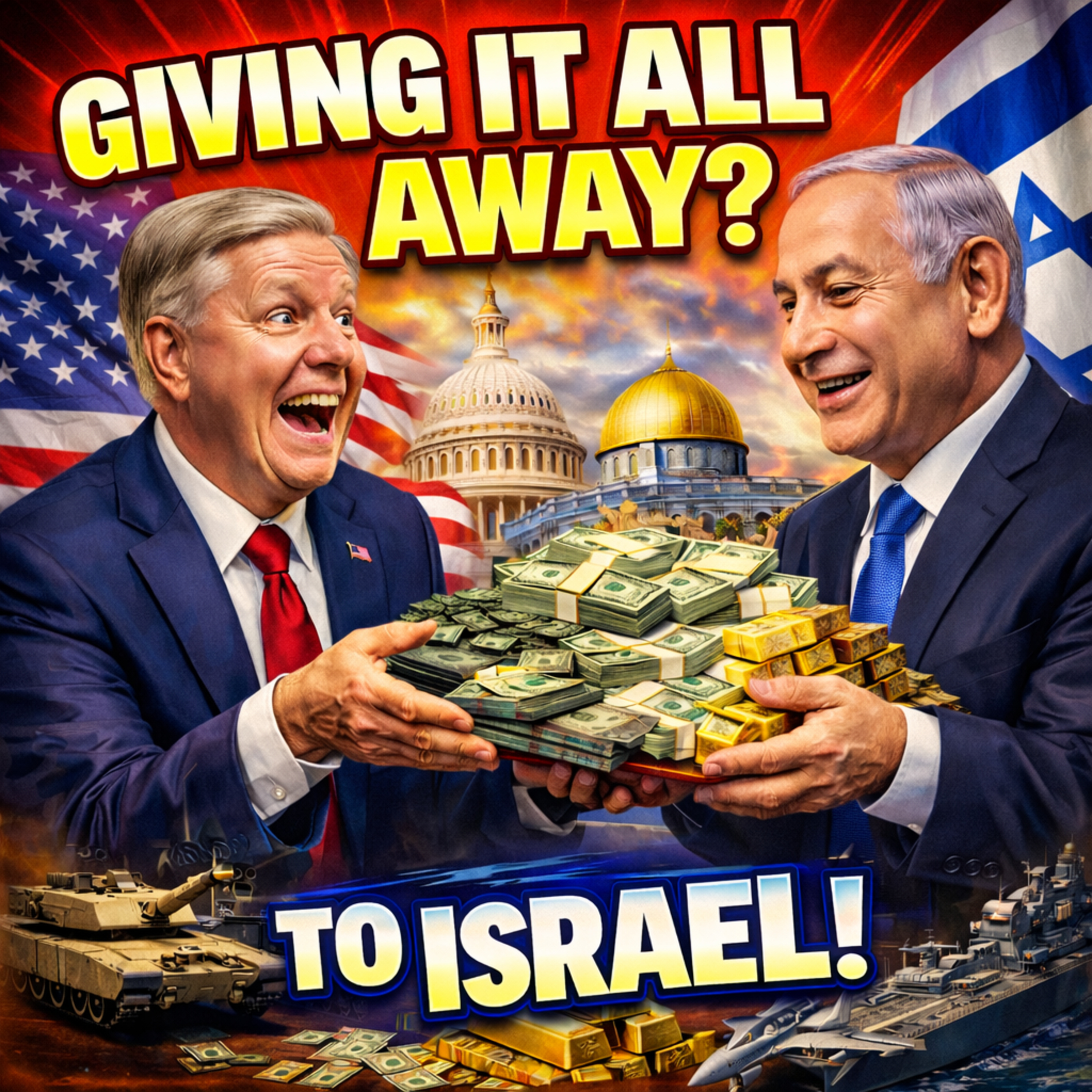 Lindsey Graham Says Israel First NOT America First | America Unfiltered #229 episode artwork