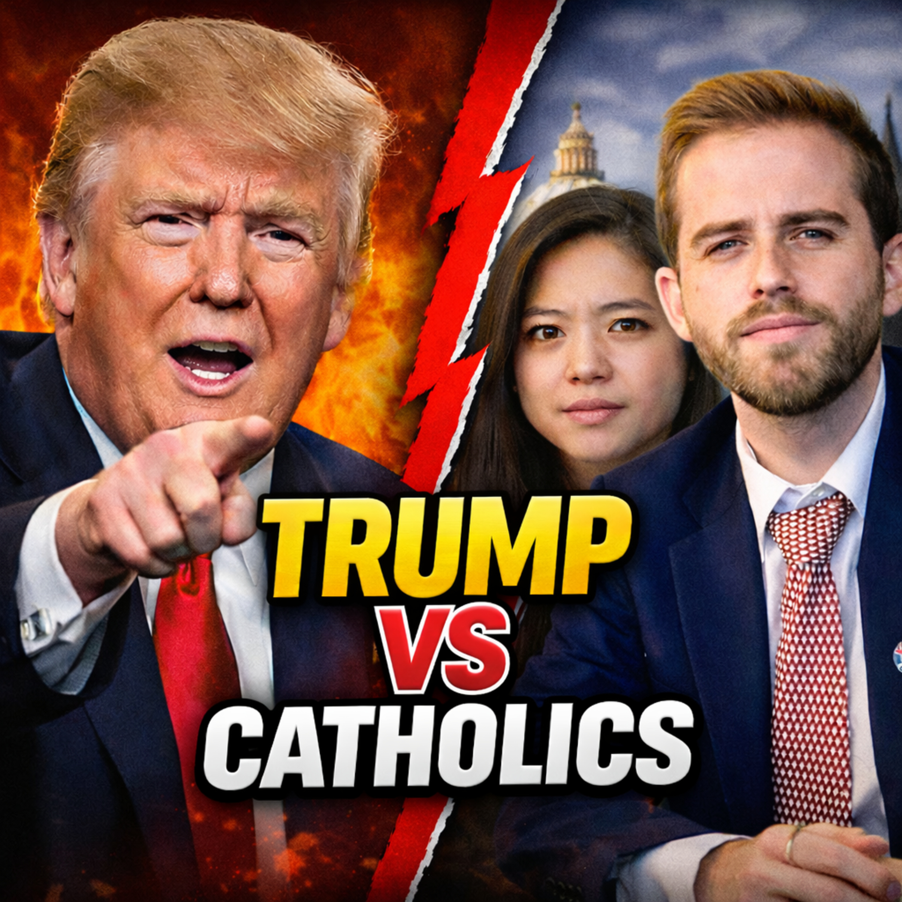 Donald Trump Disses Pope Leo w/ Enya From Jubilee | America Unfiltered #252 episode artwork