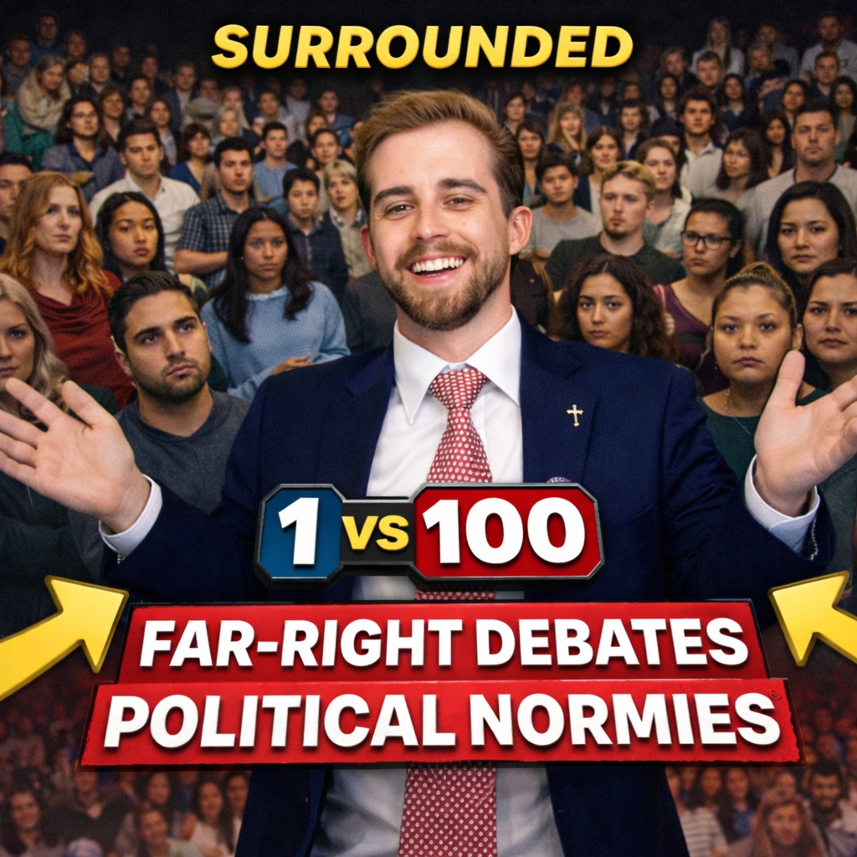 1 Far Right Debating 100 Political Normies | America Unfiltered #253 episode artwork
