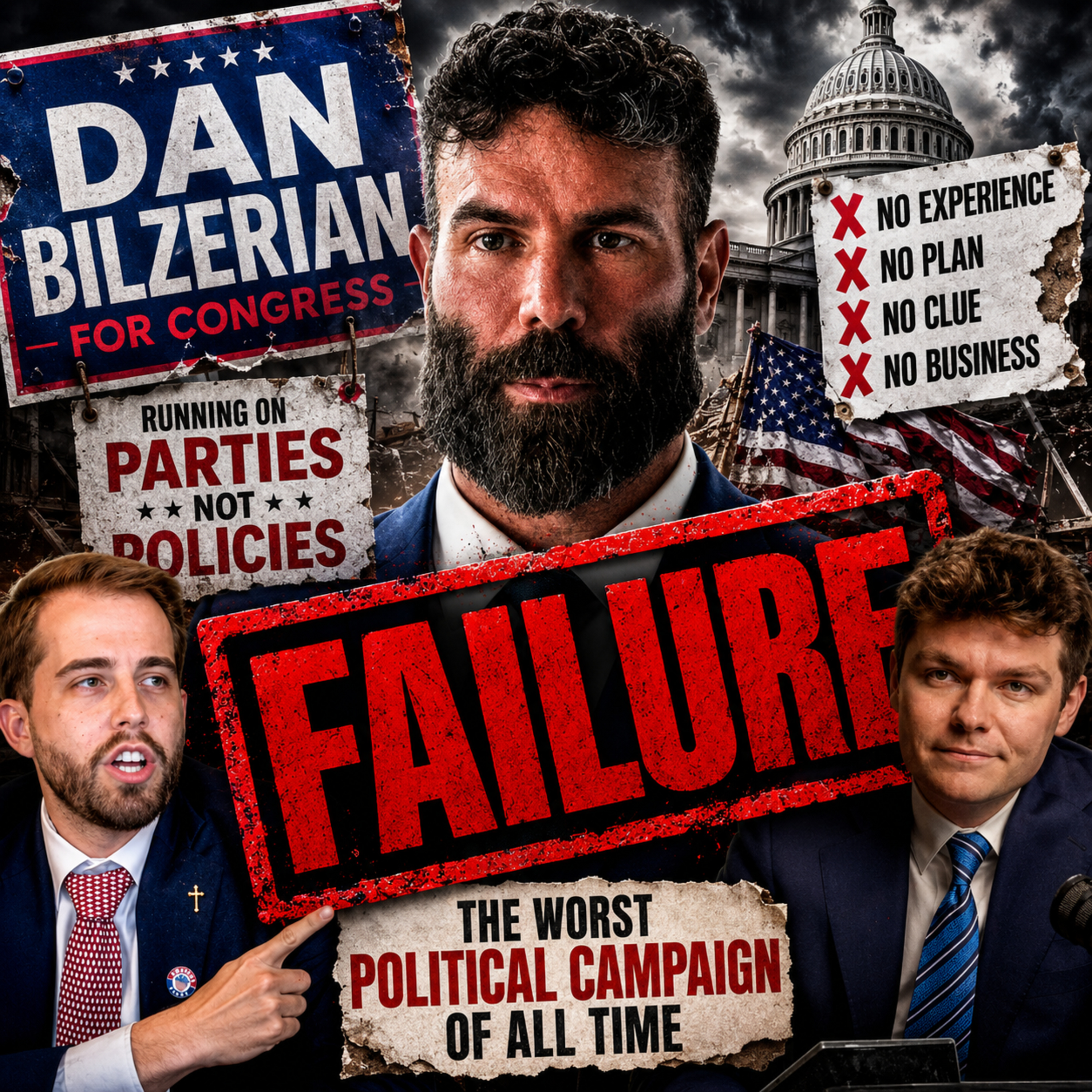 Dan Bilzerian is running the WORST political campaign of all time | Ep. 313 episode artwork