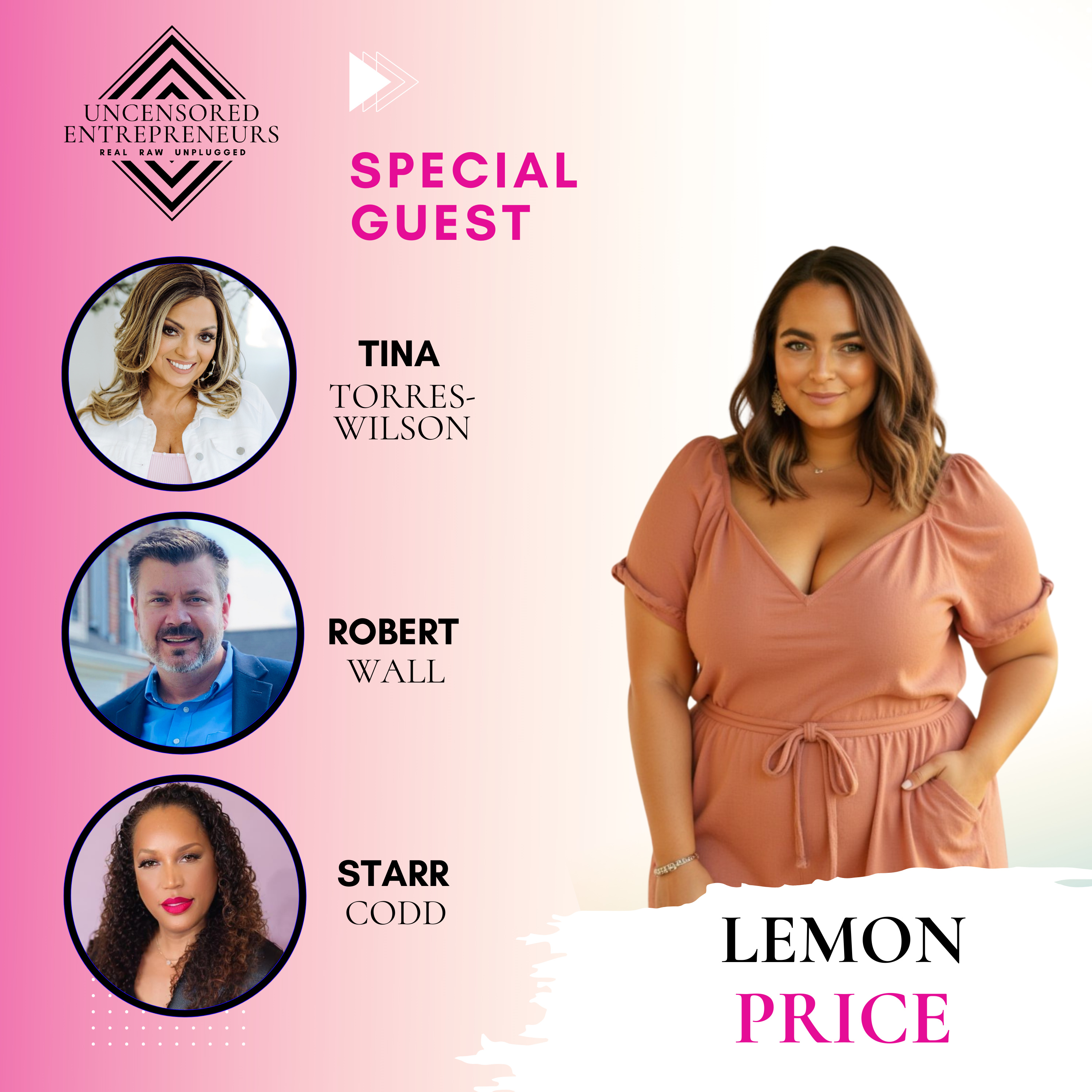 Boundaries at Home: The Secret to Thriving as an Entrepreneur with Lemon Price | Tina Torres-Wilson, Starr Codd & Robert Wall