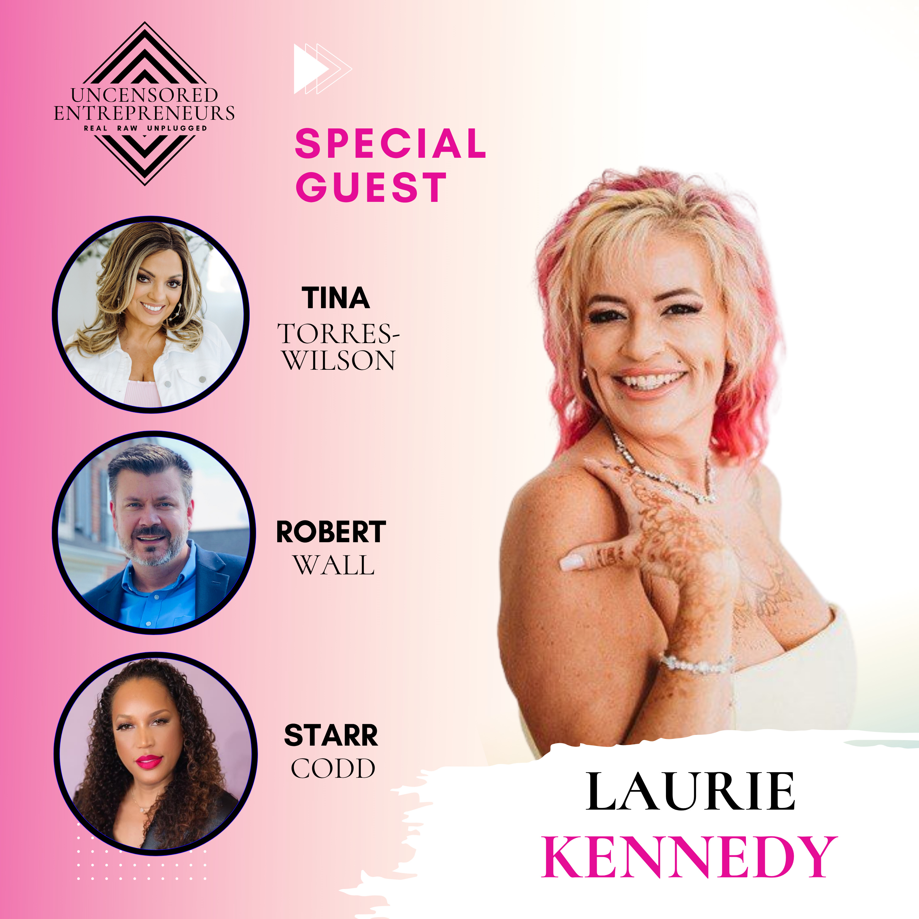Resilience Redefined: Rising Stronger Through Loss, Burnout & New Beginnings with Laurie Kennedy | Tina Torres-Wilson, Starr Codd & Robert Wall