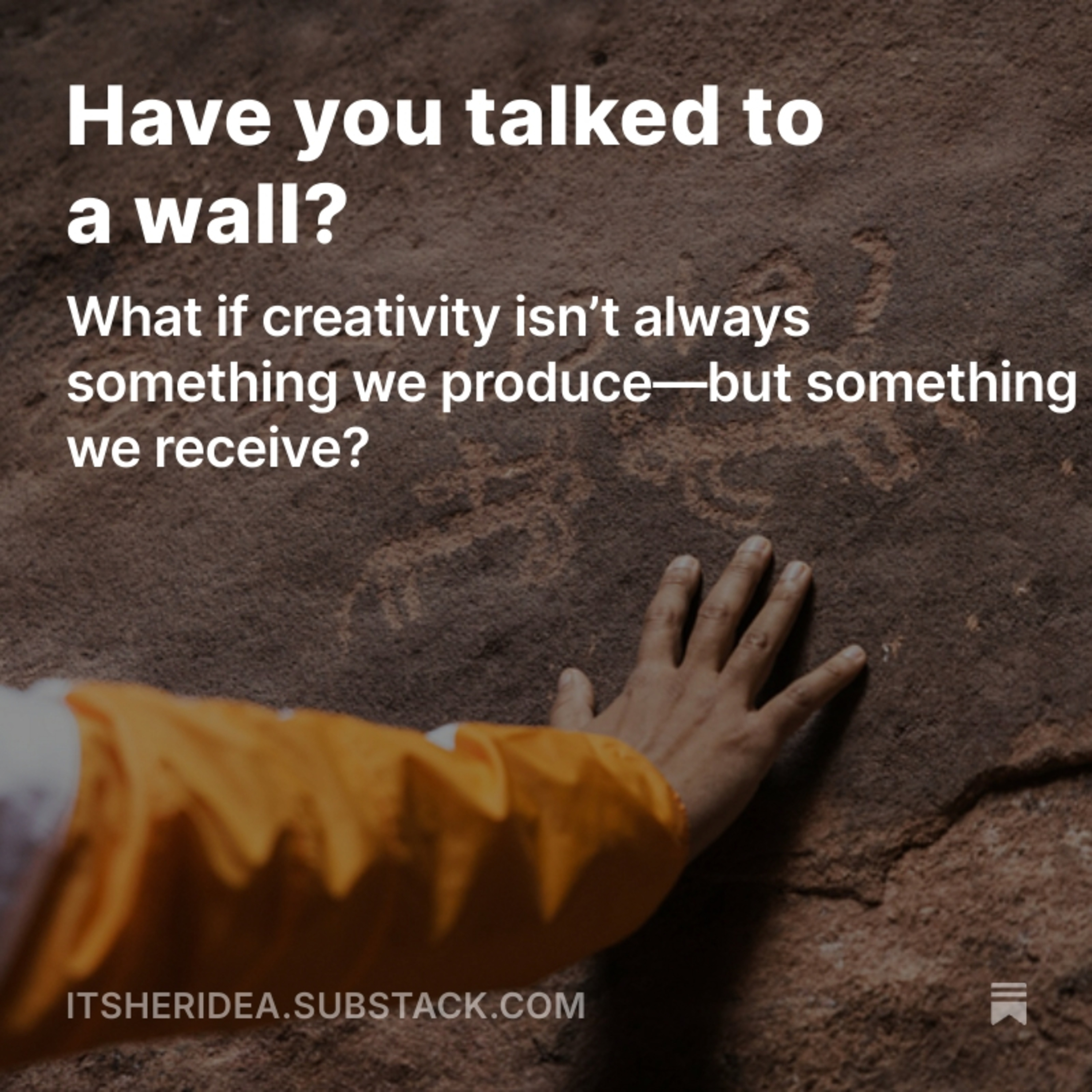 Have you talked to a wall? episode artwork