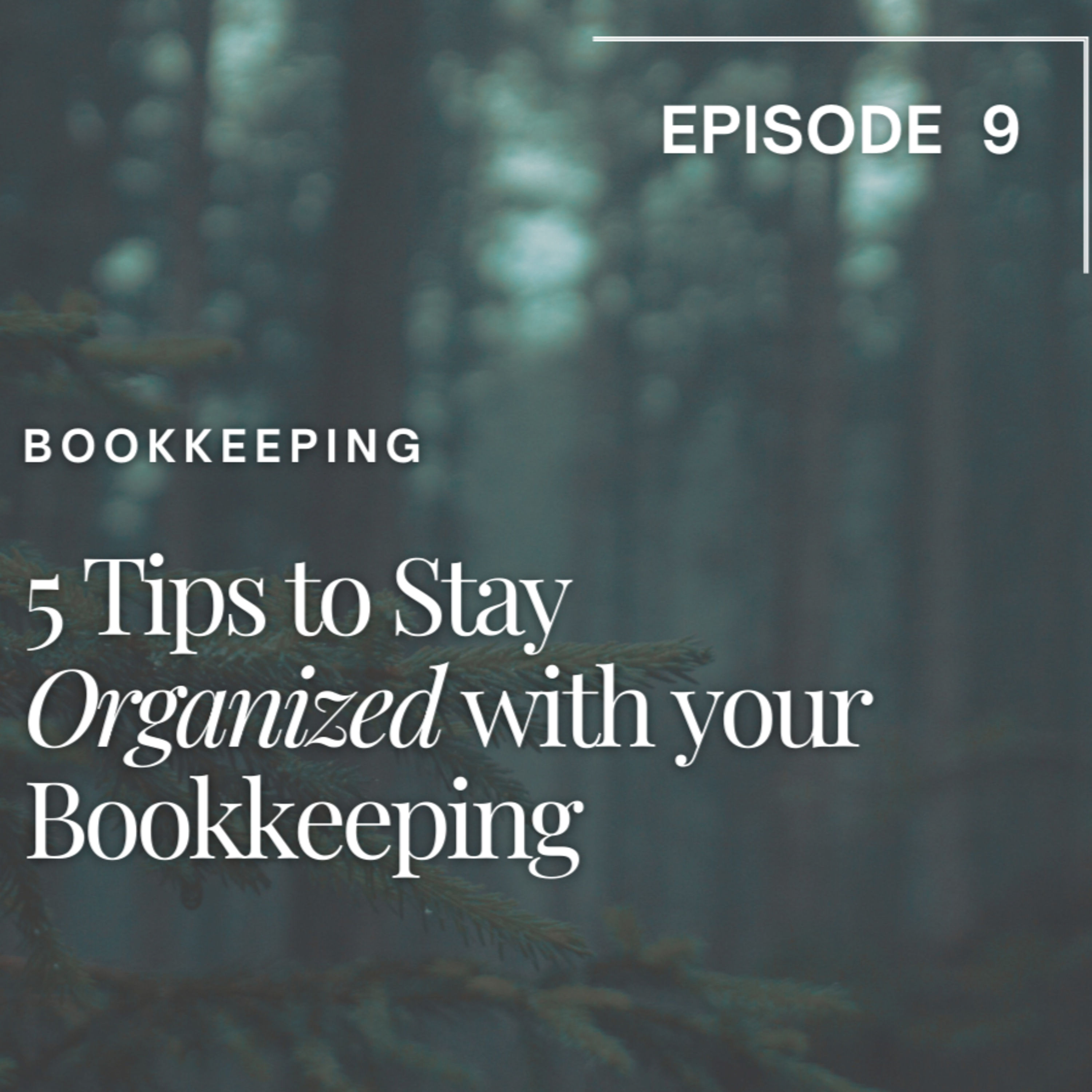 9. Five Tips to Stay Organized With Your Bookkeeping