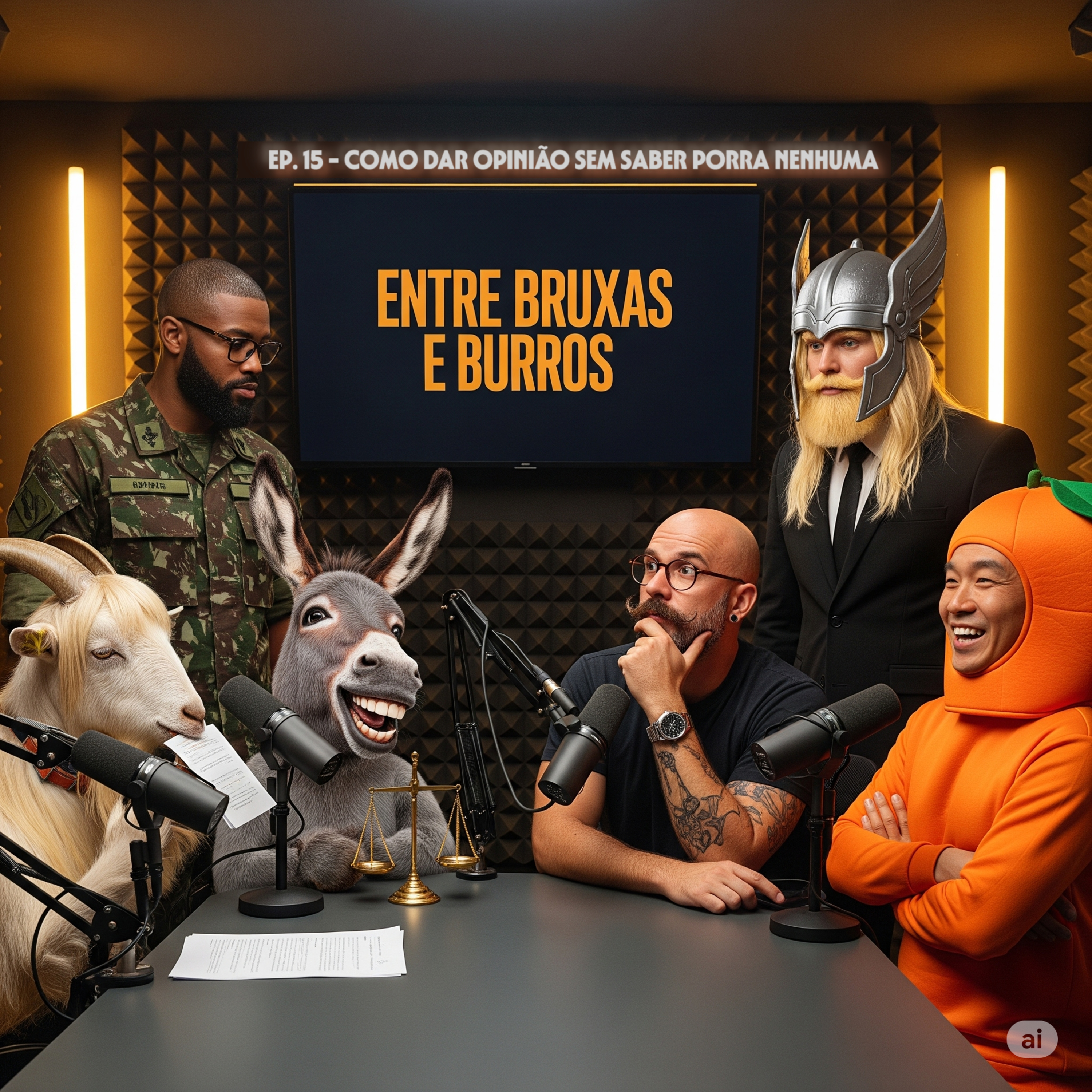 Entre Bruxas e Burros