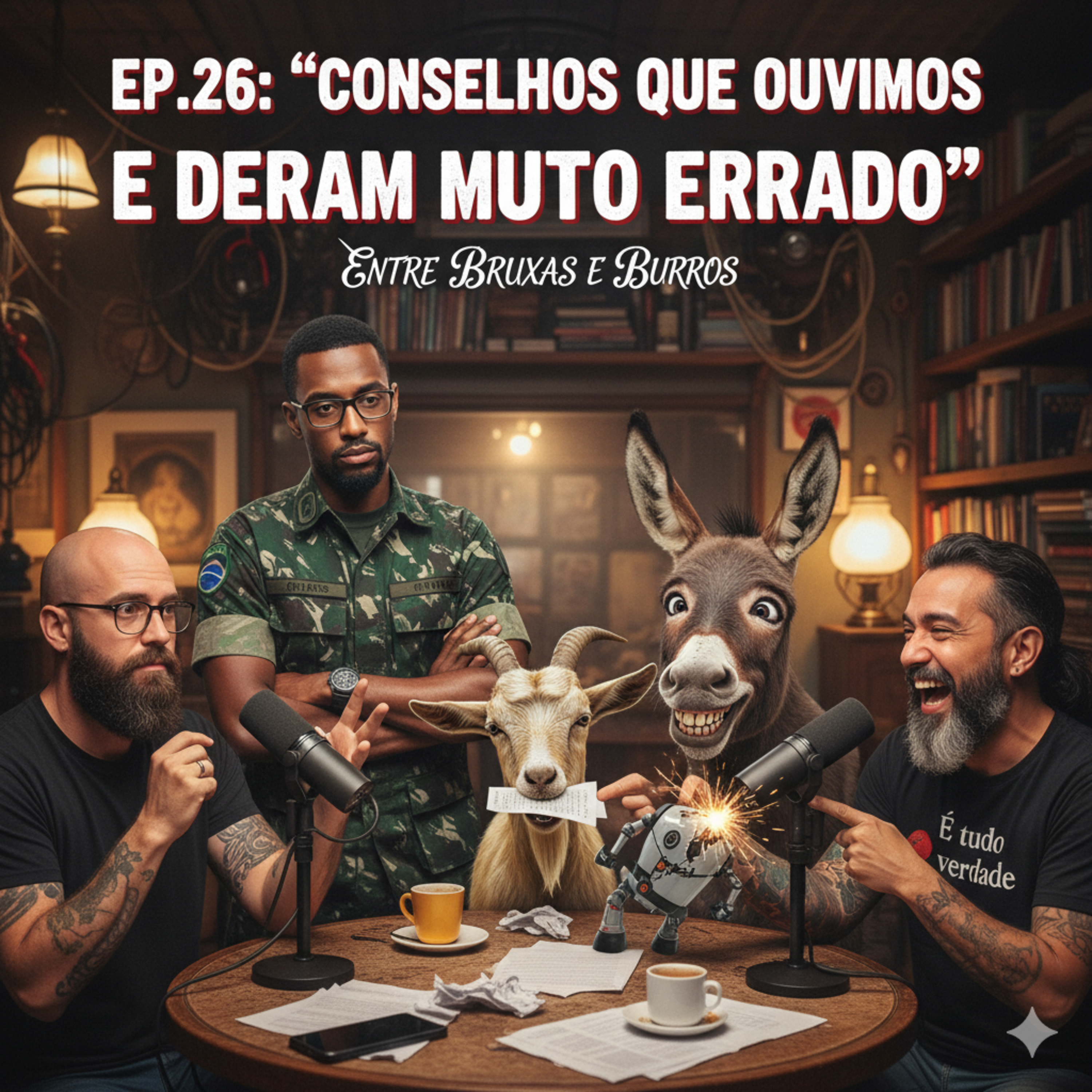 EP.26 – “CONSELHOS QUE OUVIMOS E DERAM MUITO ERRADO” episode artwork