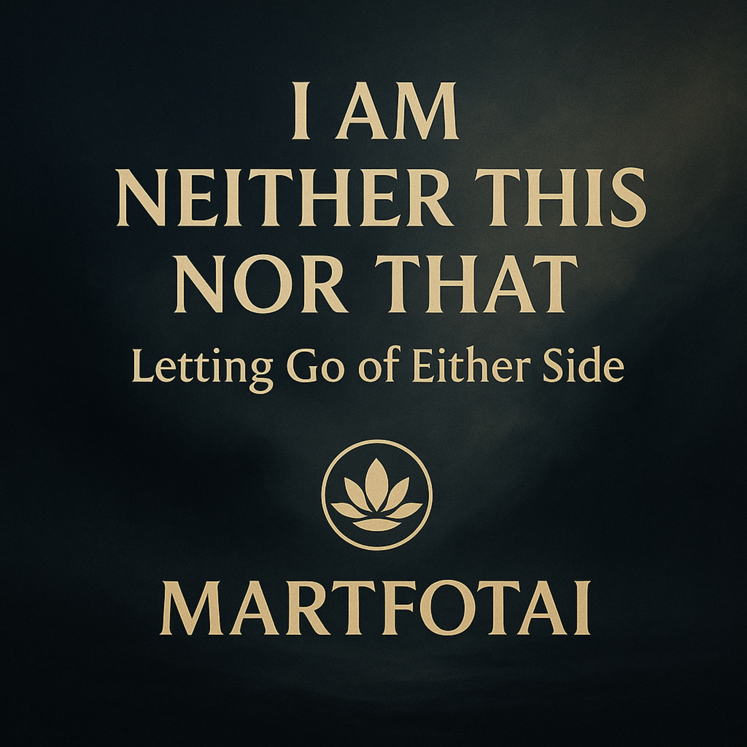 S01/E18: "I Am Neither This Nor That" - Letting Go of Either Side episode artwork