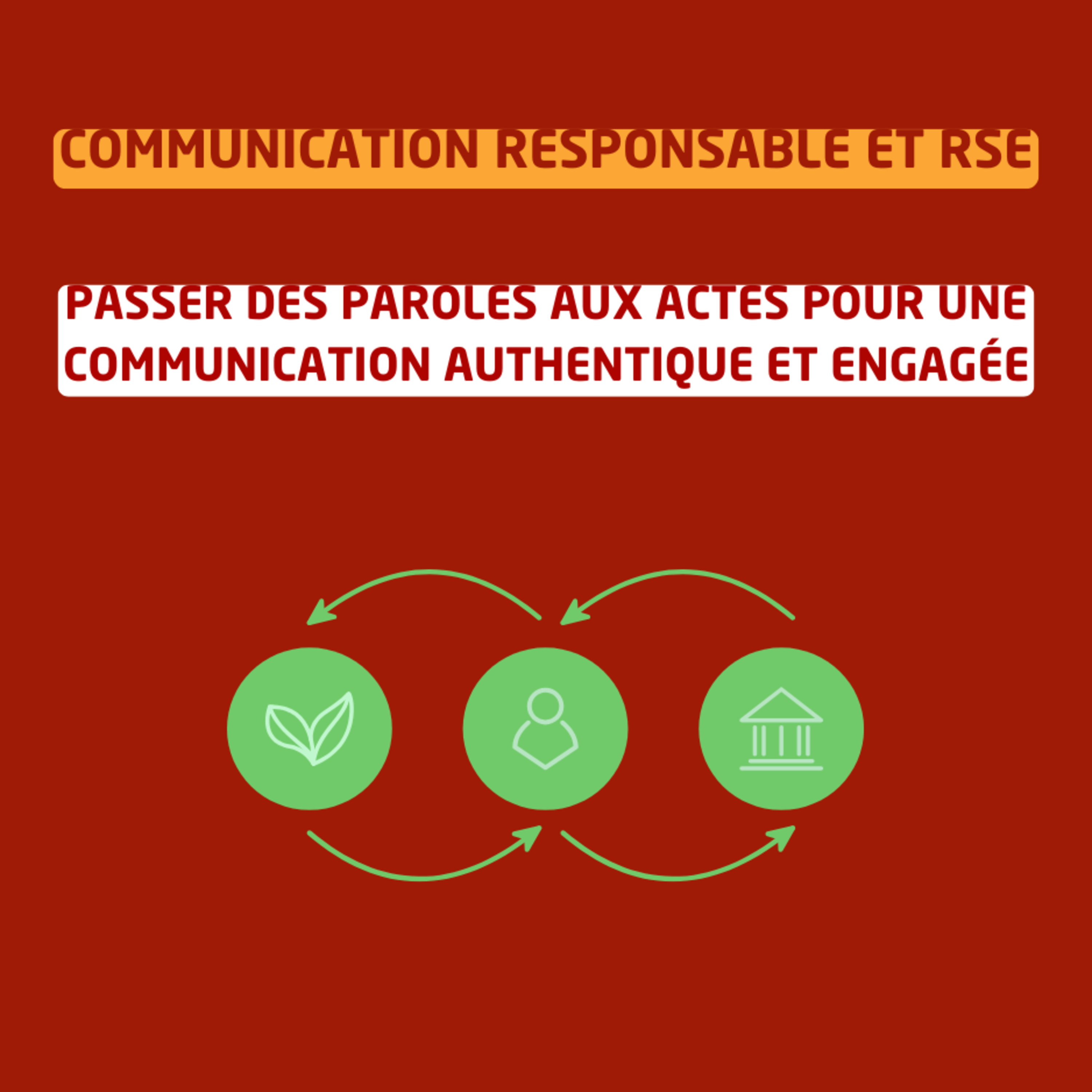 Communication responsable et RSE - passer des paroles aux actes pour une communication authentique et engagée episode artwork