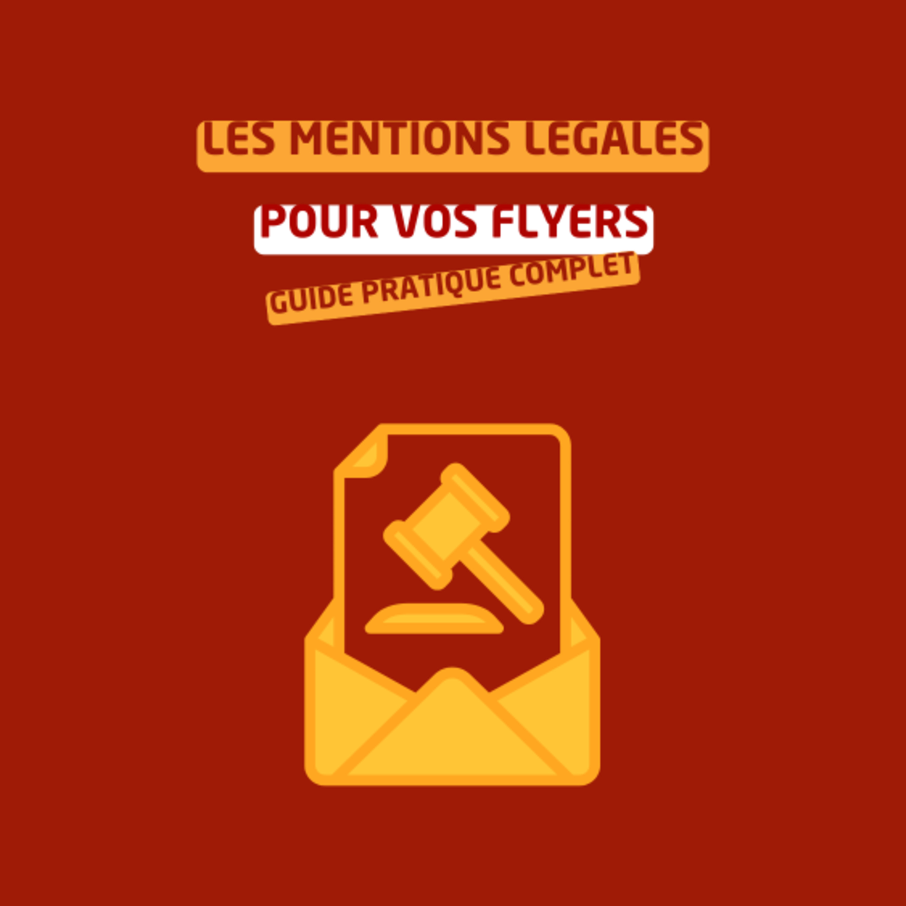 Les mentions légales pour vos flyers episode artwork