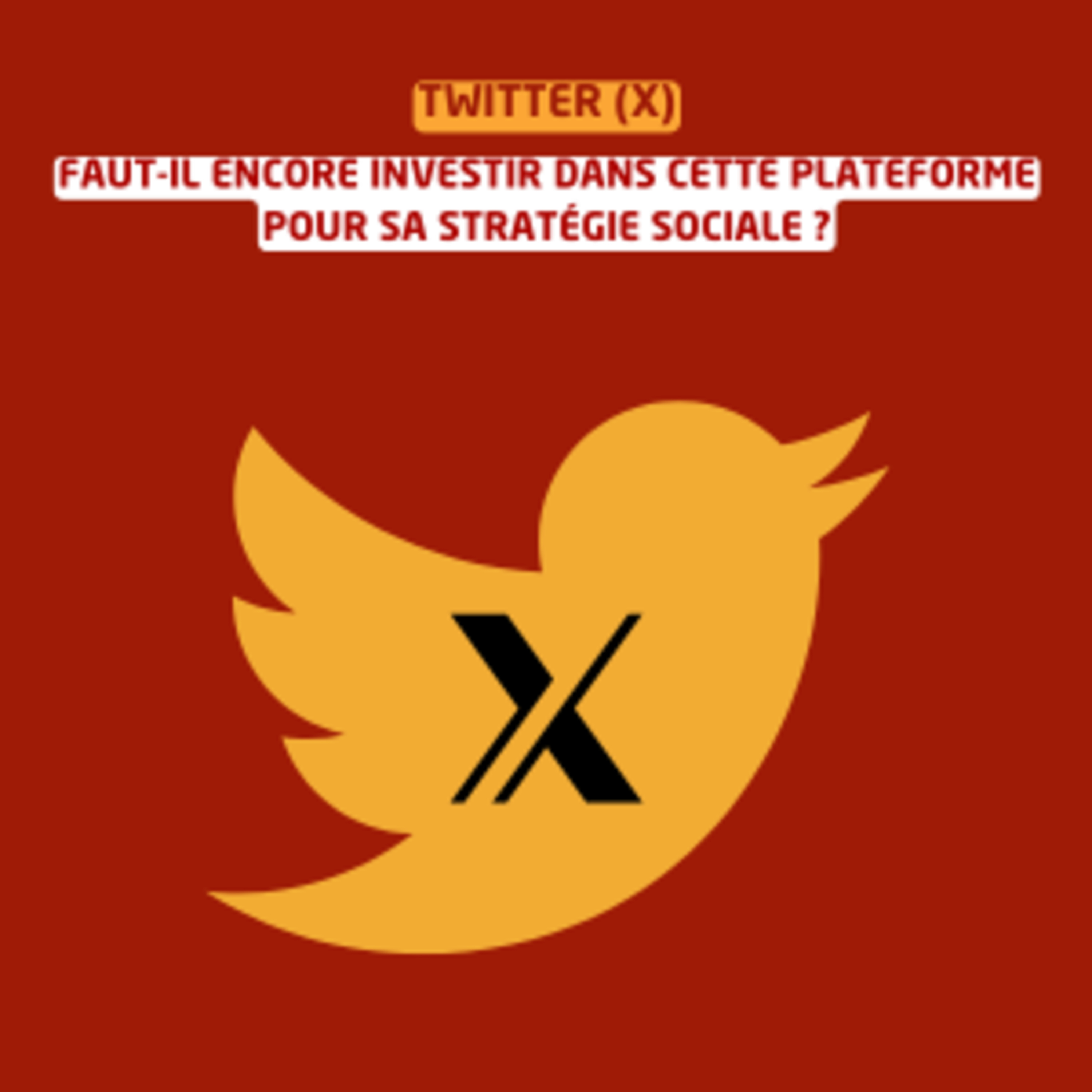 Twitter (X) : faut-il encore investir dans cette plateforme pour sa stratégie sociale ? episode artwork