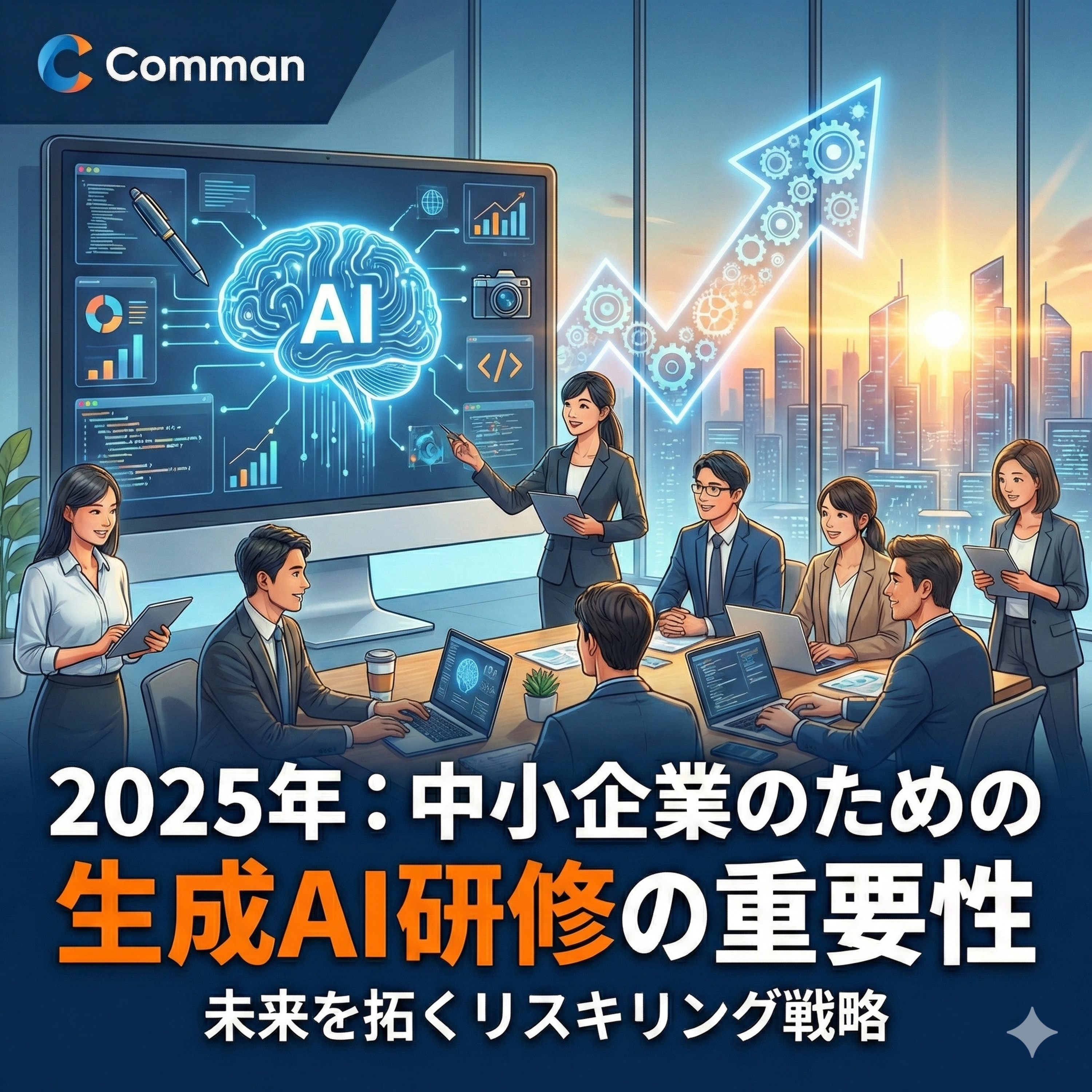 【衝撃の事実】日本のAI導入率わずか16%!? 9割が効果を実感する「中小企業の生成AI」が進まない5つの壁と、成功の絶対条件「研修」の秘密 episode artwork
