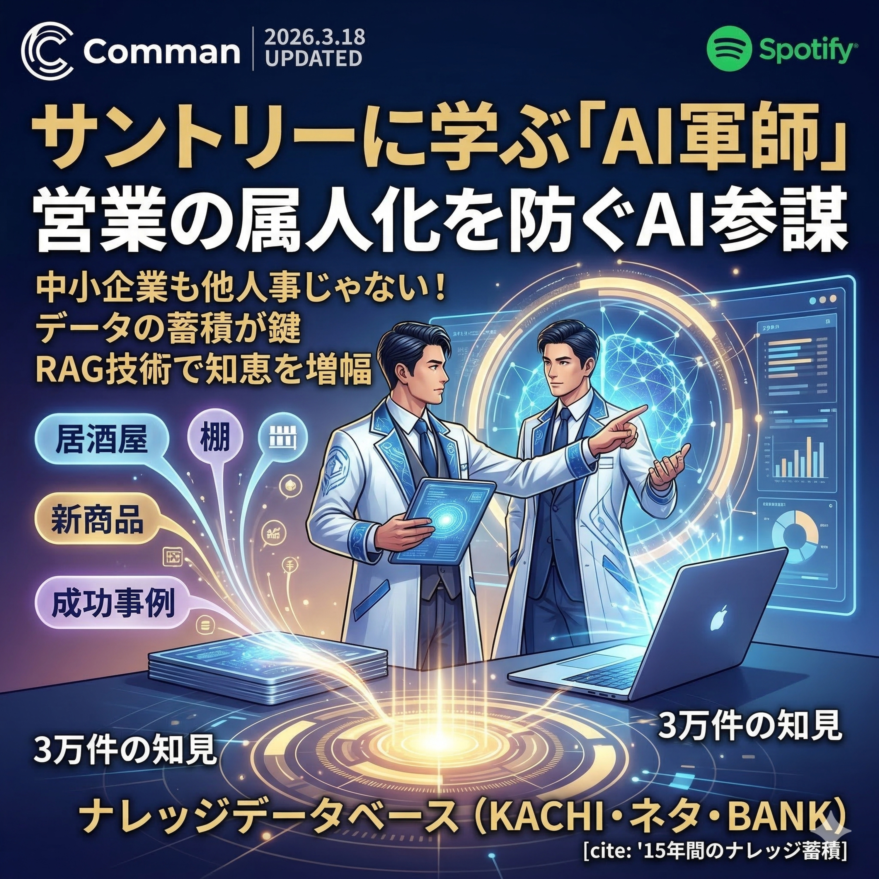 【サントリーも導入】営業のエース依存から脱却！「AI軍師」が変える中小企業の営業戦略 episode artwork
