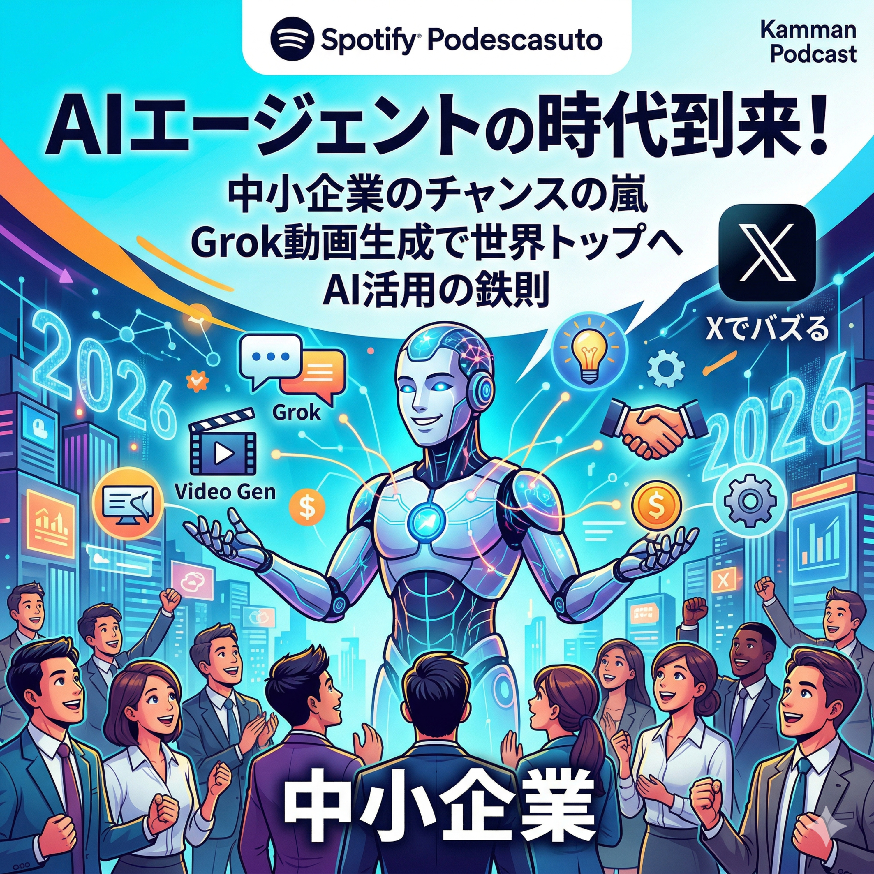 【AIエージェント革命】1人で5人分の仕事！？中小企業こそ今すぐ始めるべき理由 episode artwork