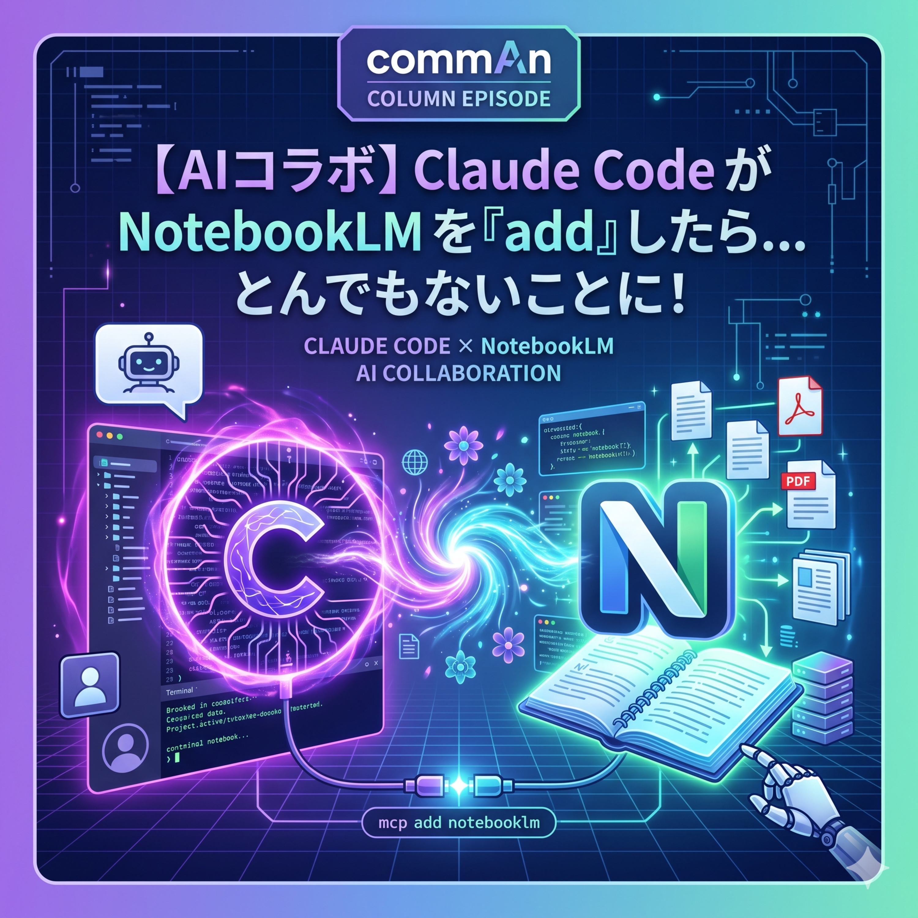 【AI活用術】利用コストが1/10に？ClaudeとNotebookLMを連携させる「資料丸投げ」メソッド episode artwork