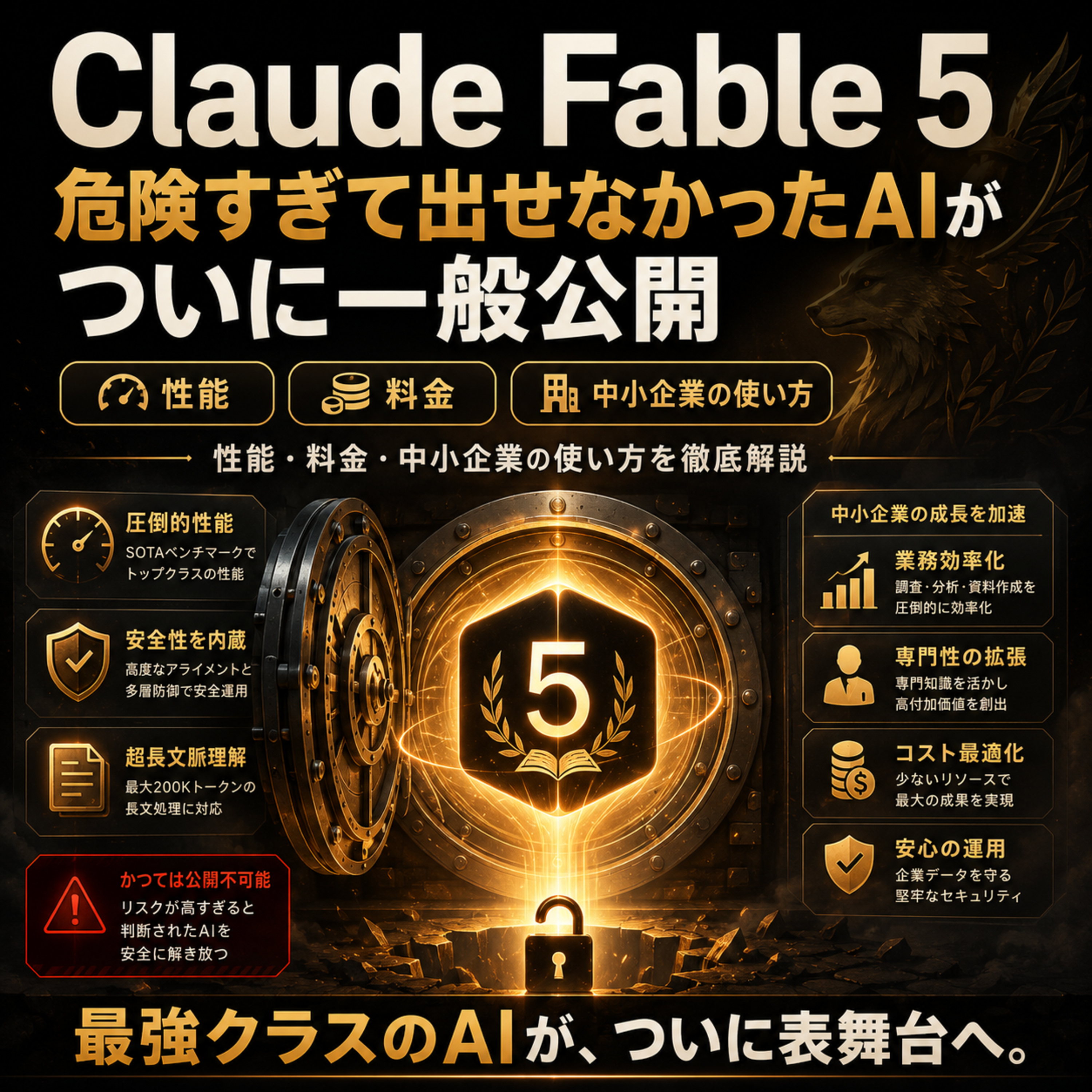 【危険すぎて封印!?】5000万行のコードを1日で移行する未公開AI「Claude Fable 5」の衝撃と実践的活用法 episode artwork