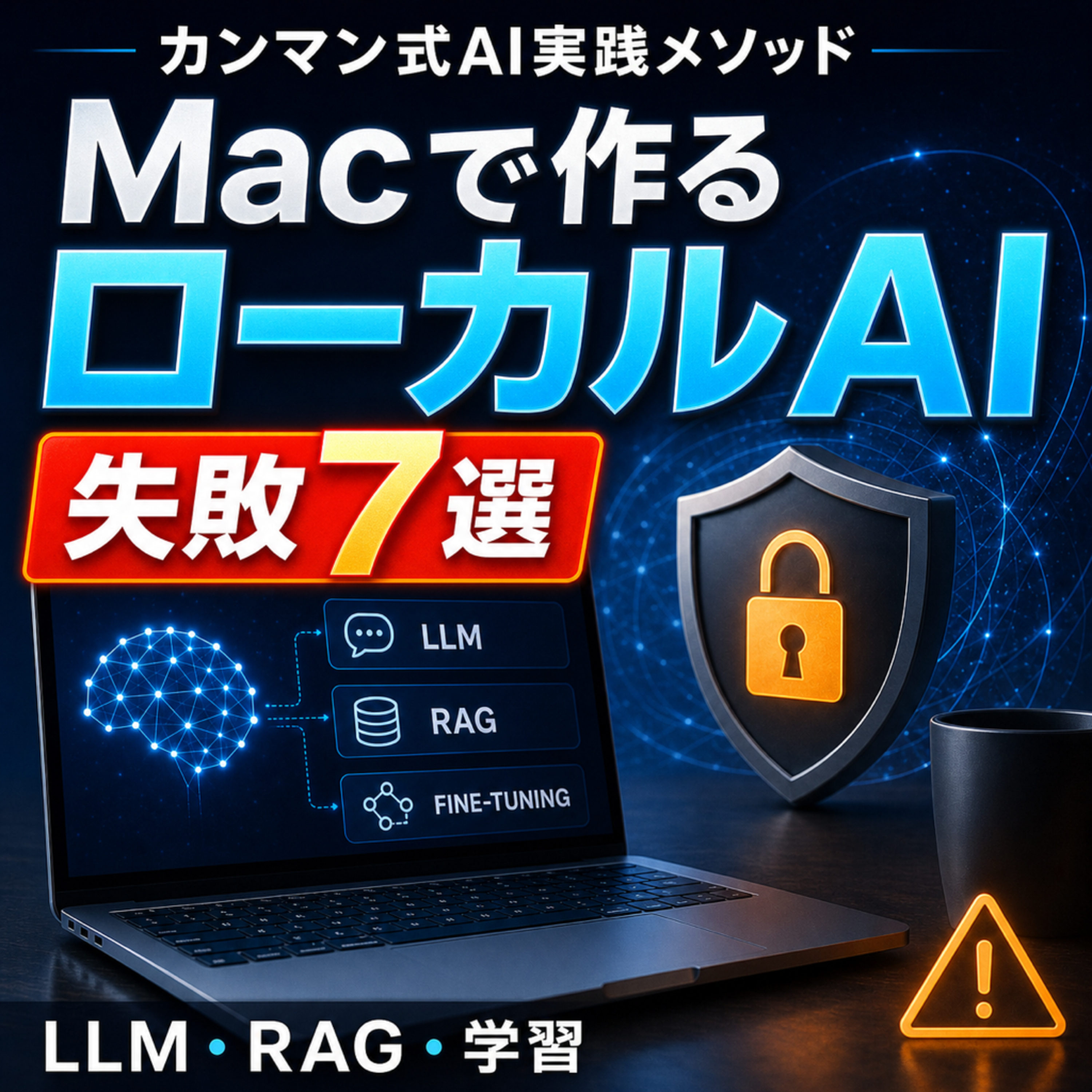 MacBookでローカルLLM・RAG・ファインチューニングを全部やってわかった、生成AI導入のリアルな罠と教訓 episode artwork