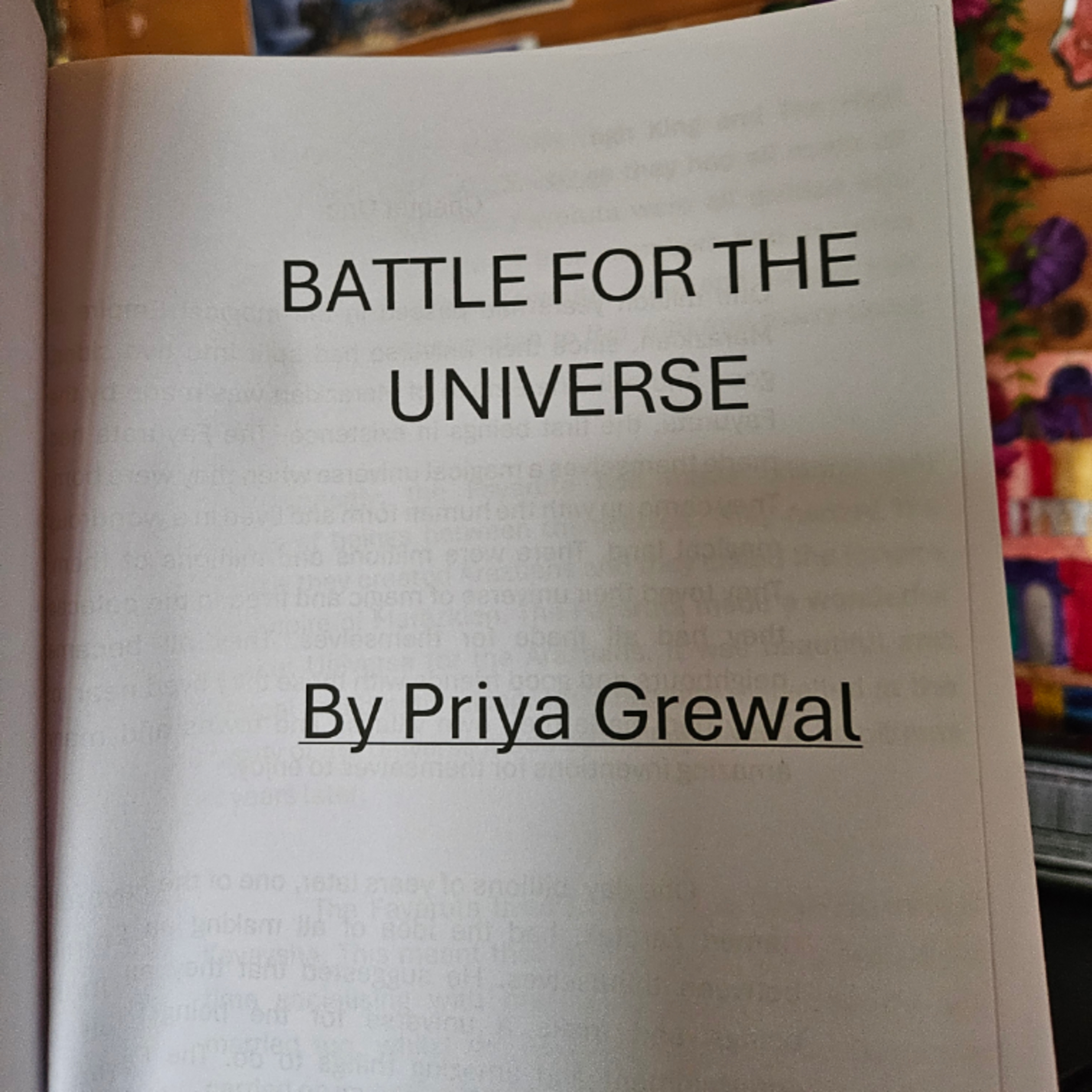 Book and Story World With Author Priya Grewal (Horror and Fantasy Author)