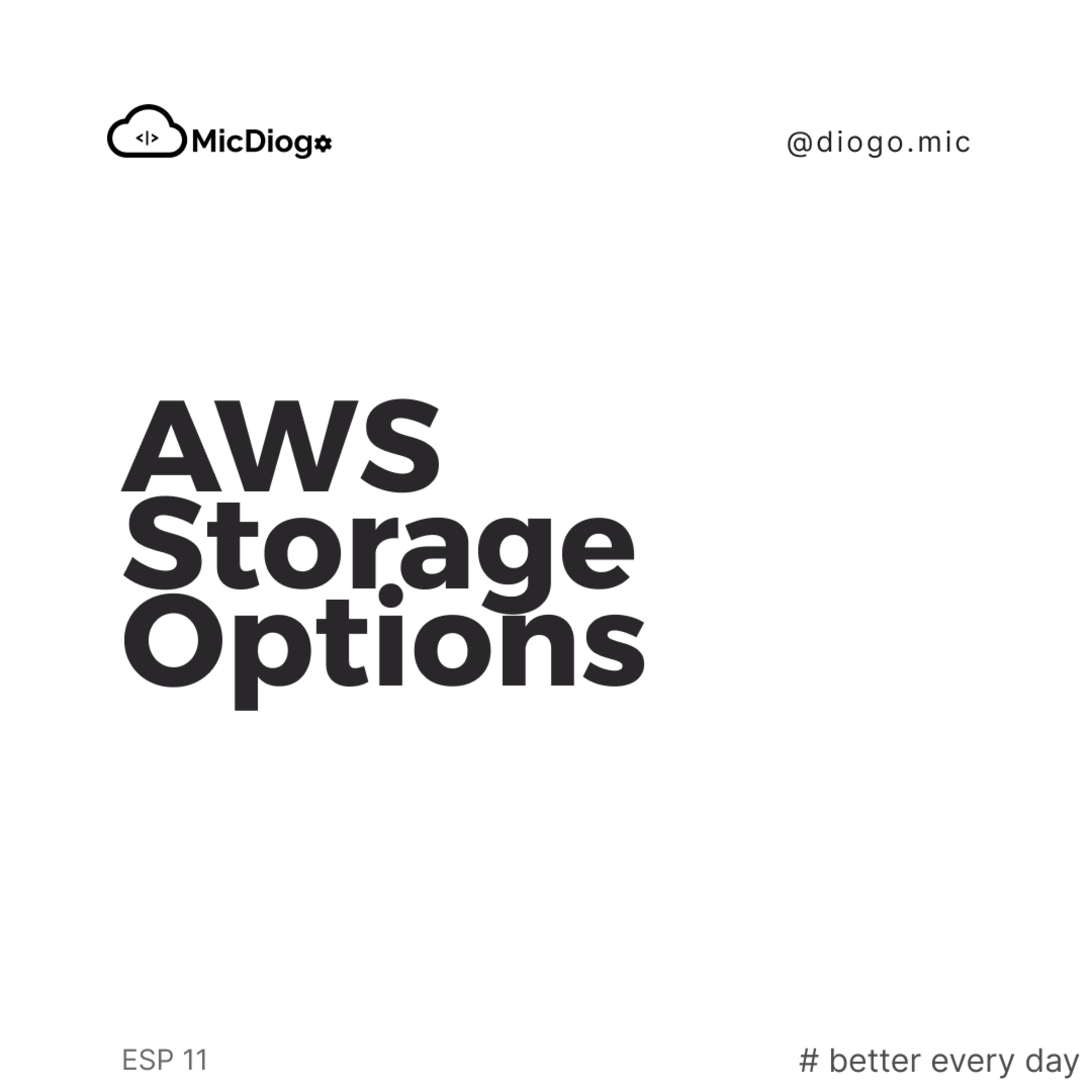 AWS Storage Options