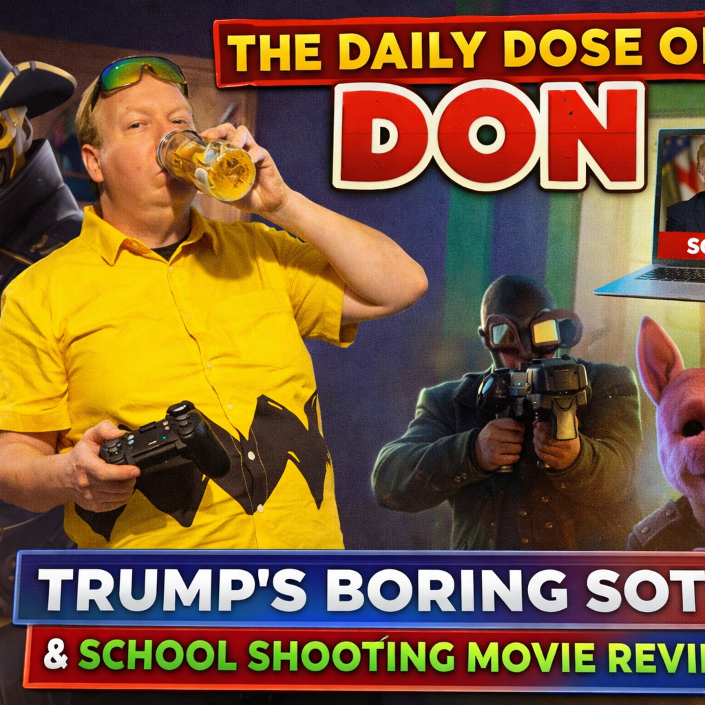 Reentering the News Cycle | Trump’s Snoozefest SOTU & Good Luck, Have Fun, Don’t Die Review episode artwork