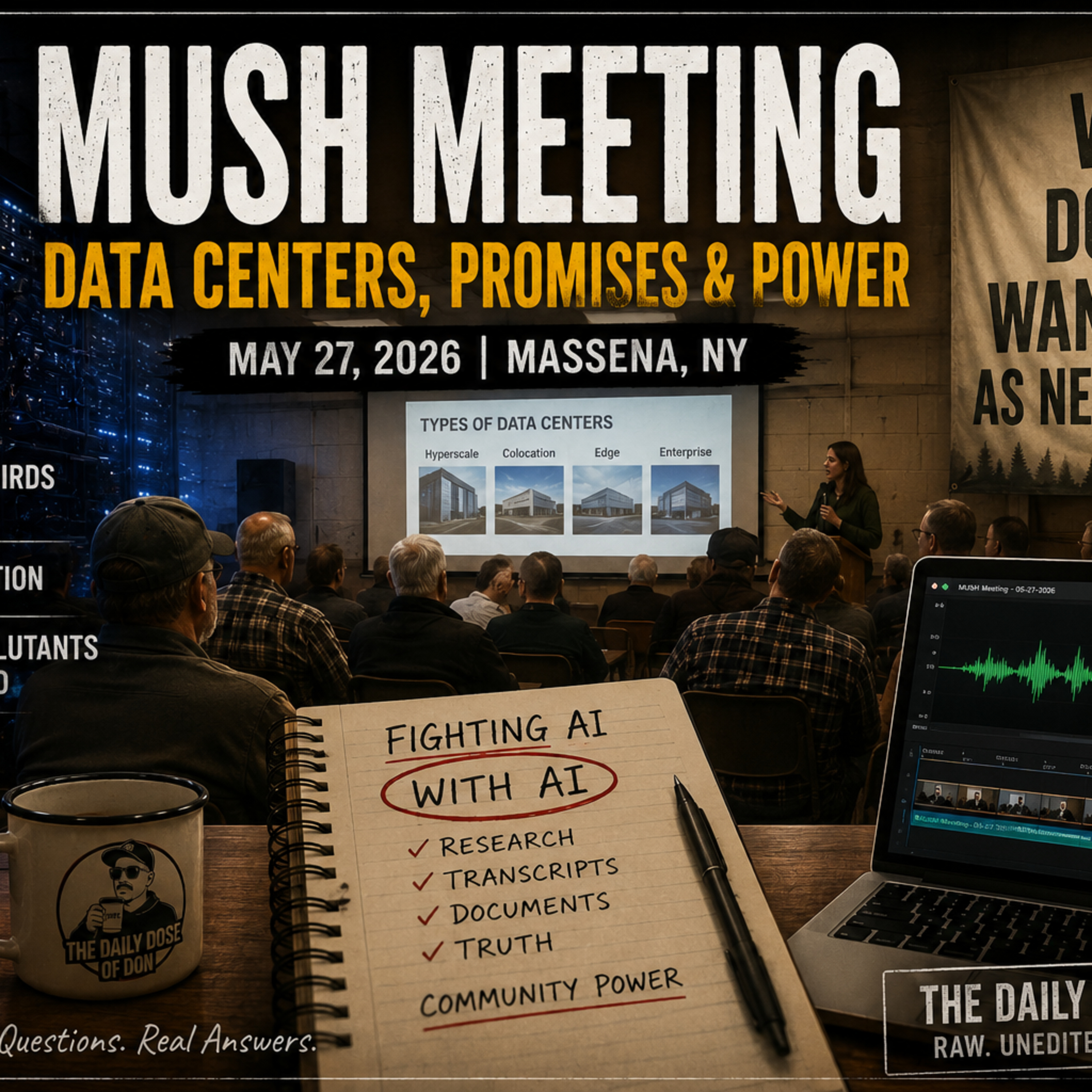 MUSH Data Center Meeting | Environmental Concerns, Broken Promises & Calls for a Moratorium episode artwork