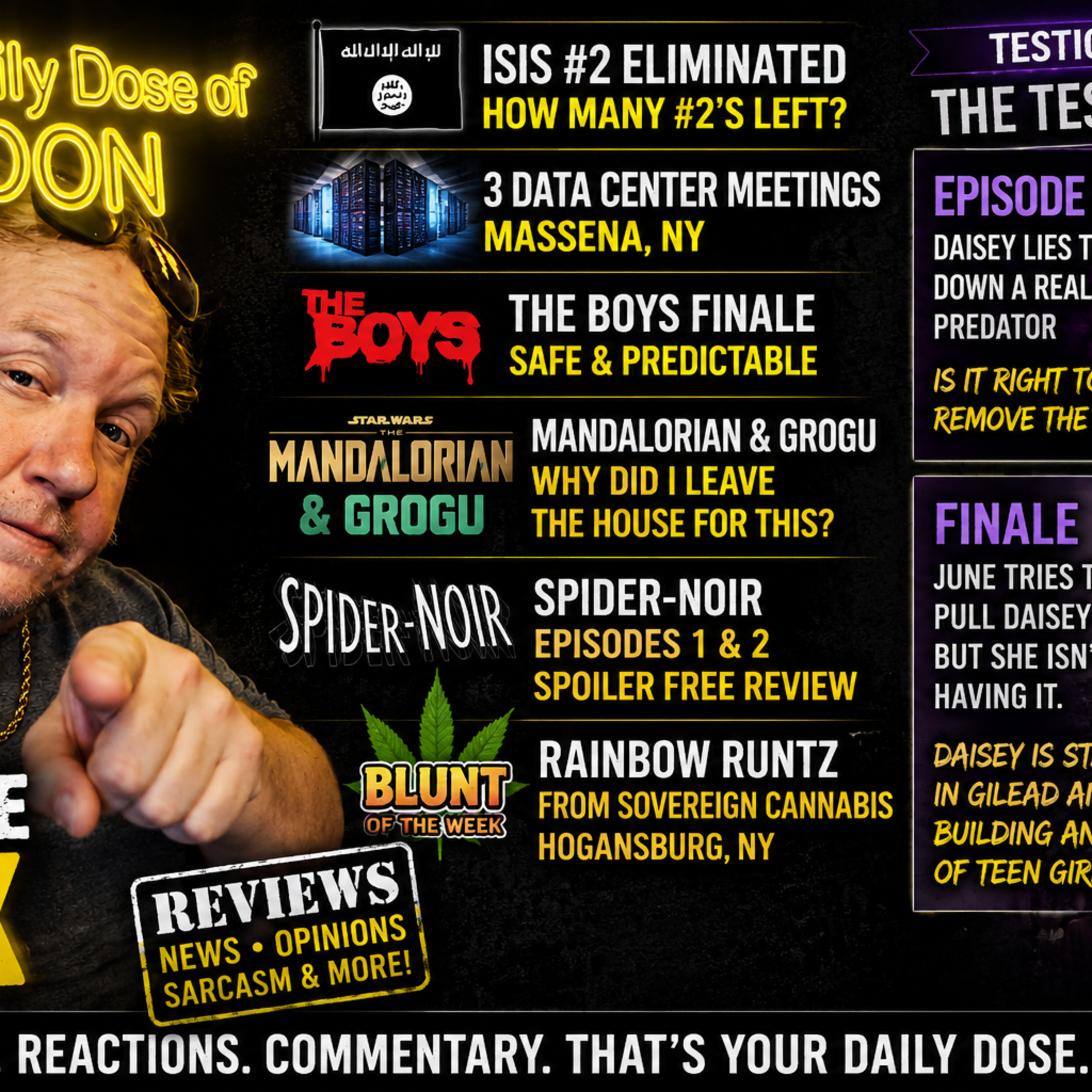 Data Centers, ISIS #2, The Boys Finale & The End of The Testaments | TDDD episode artwork