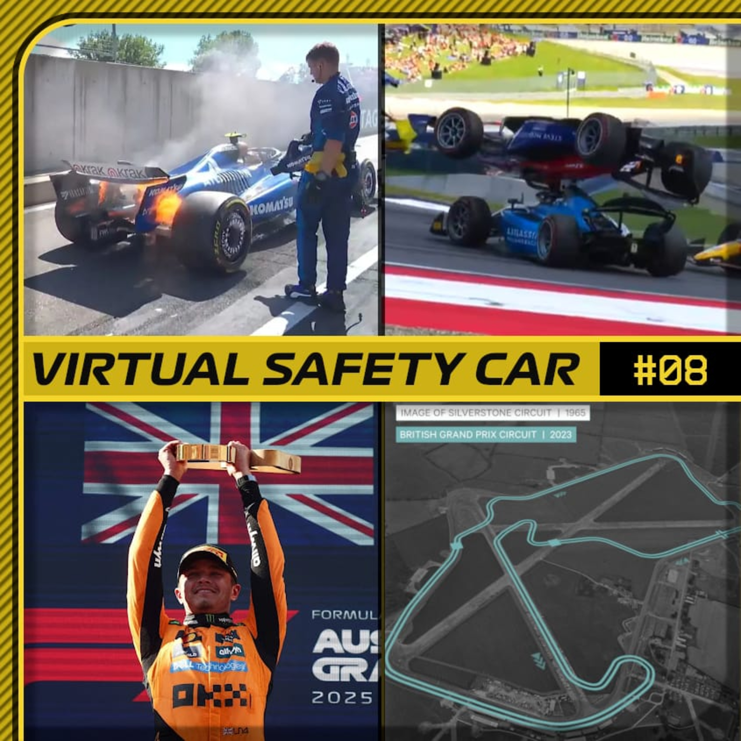 #8 - De los choques en Austria a la sede de la F1 episode artwork