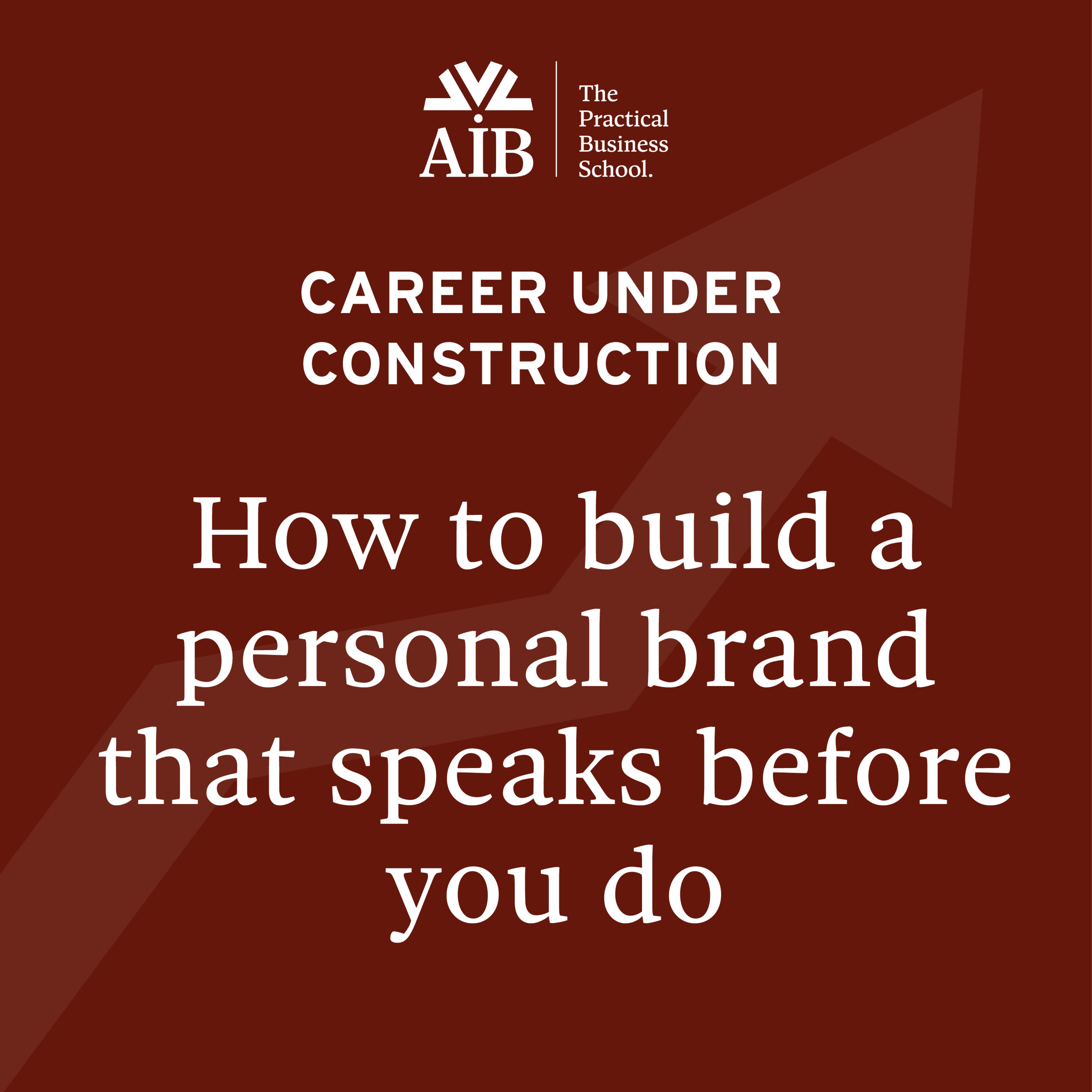 How to Build a Personal Brand - Career Under Construction Ep. 4 episode artwork