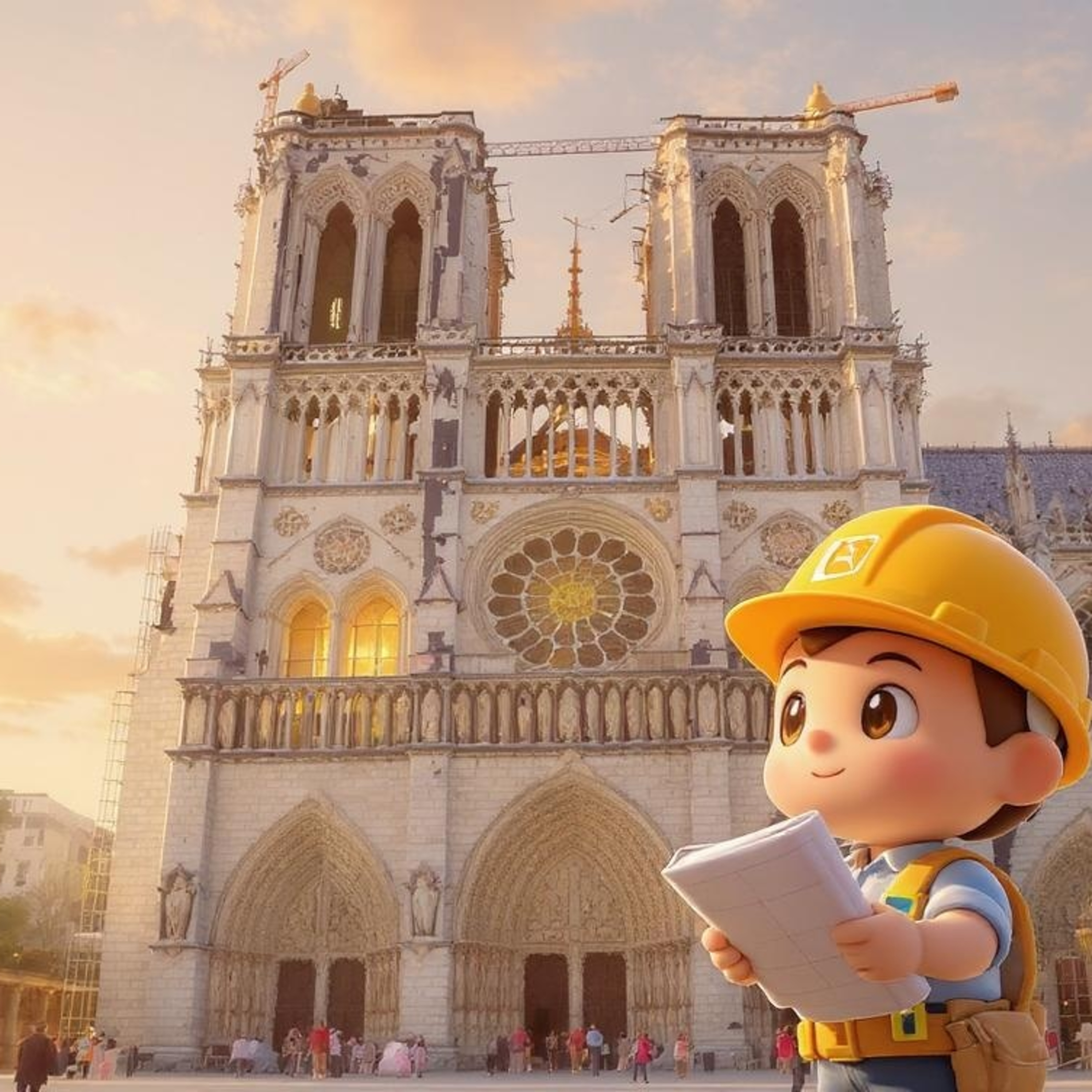 ノートルダム大聖堂、炎から奇跡の復活へ！建築家が語る再建の裏側 episode artwork