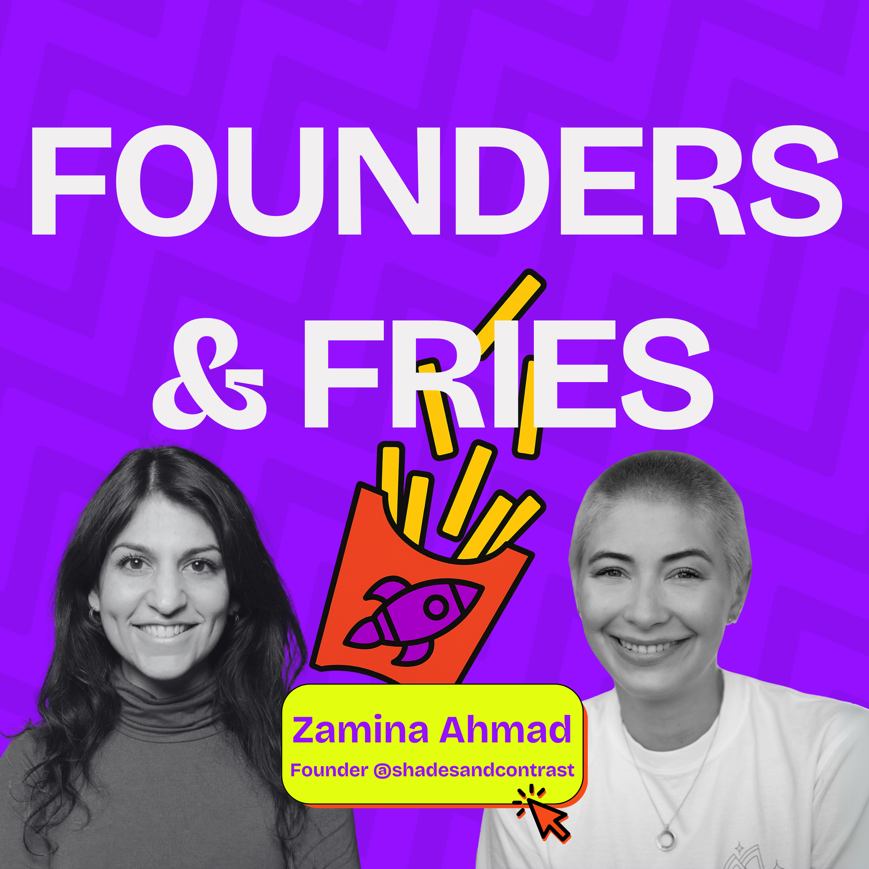 Vom KI Beratungsstart-up zur EU Impact Mission | Zamina Ahmad @shadesandcontrast | Founders & Fries episode artwork