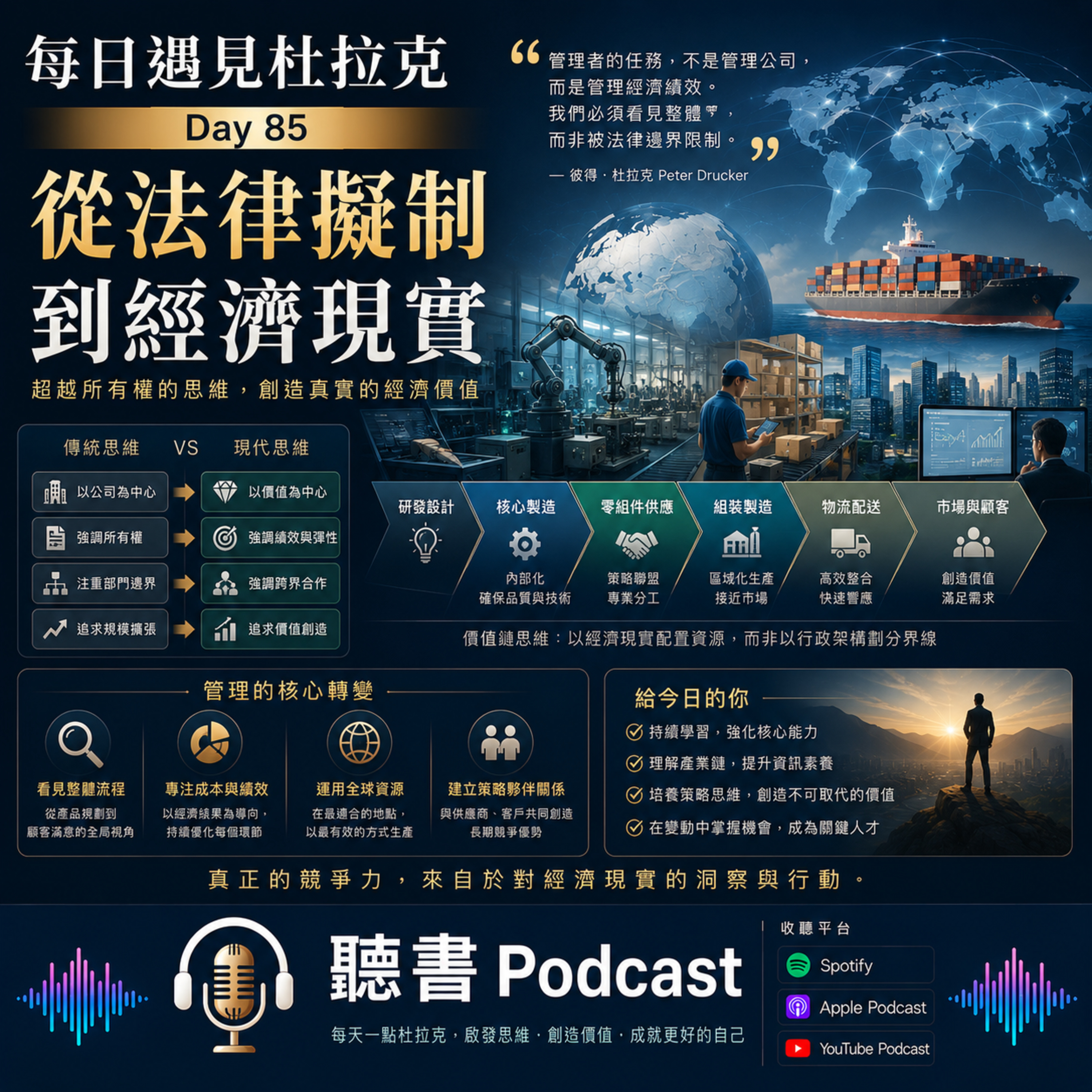 每日遇見杜拉克 Day 85- 從法律擬制到經濟現實 episode artwork