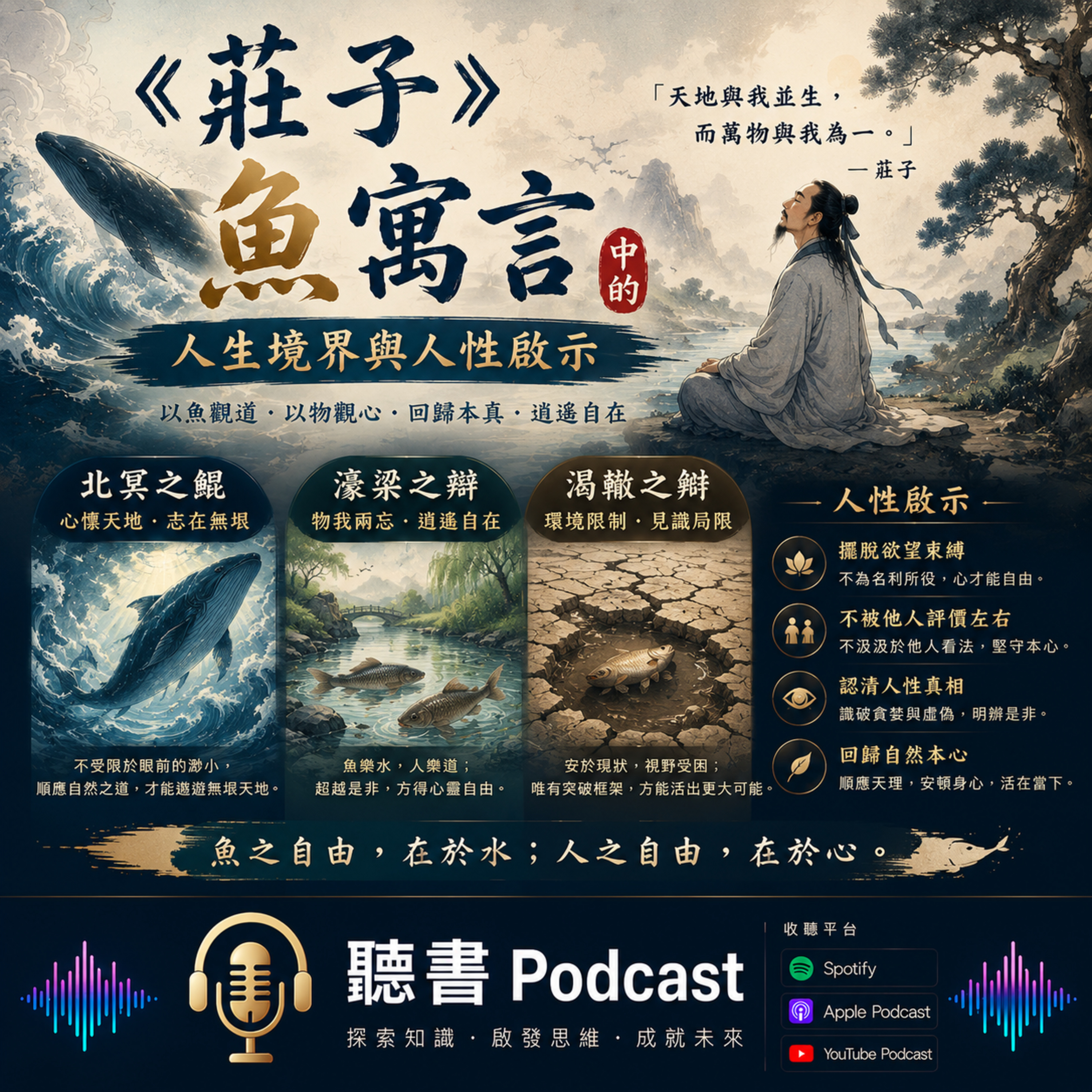《莊子》魚寓言中的人生境界與人性啟示 episode artwork