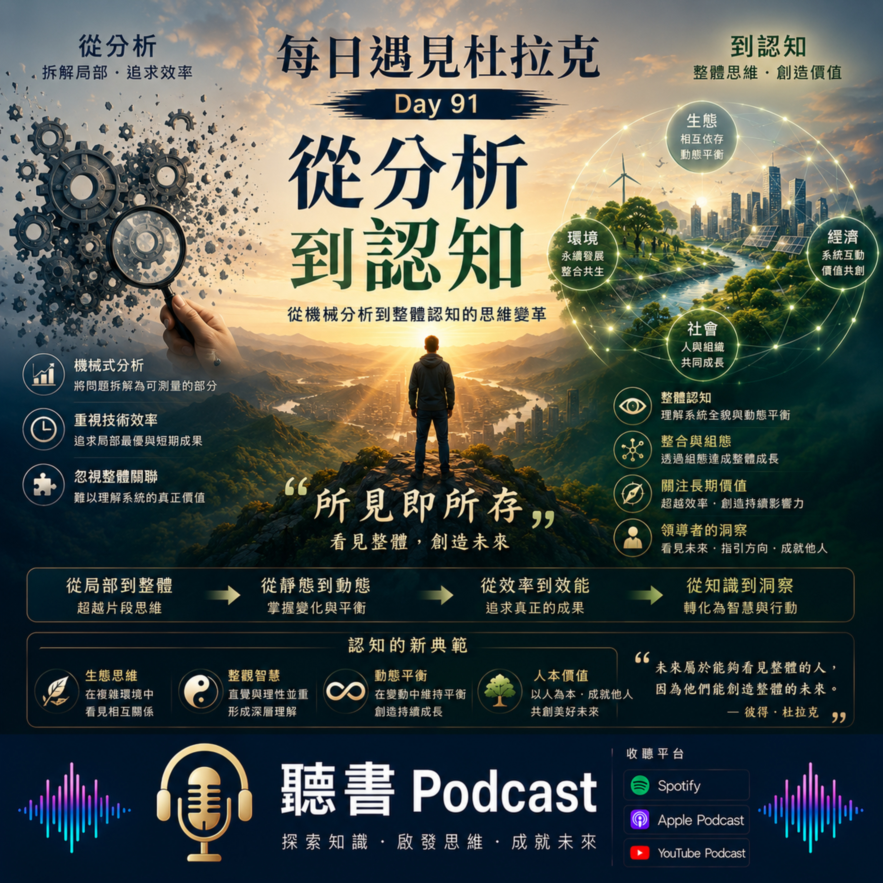 每日遇見杜拉克 Day 91 - 從分析到認知 episode artwork